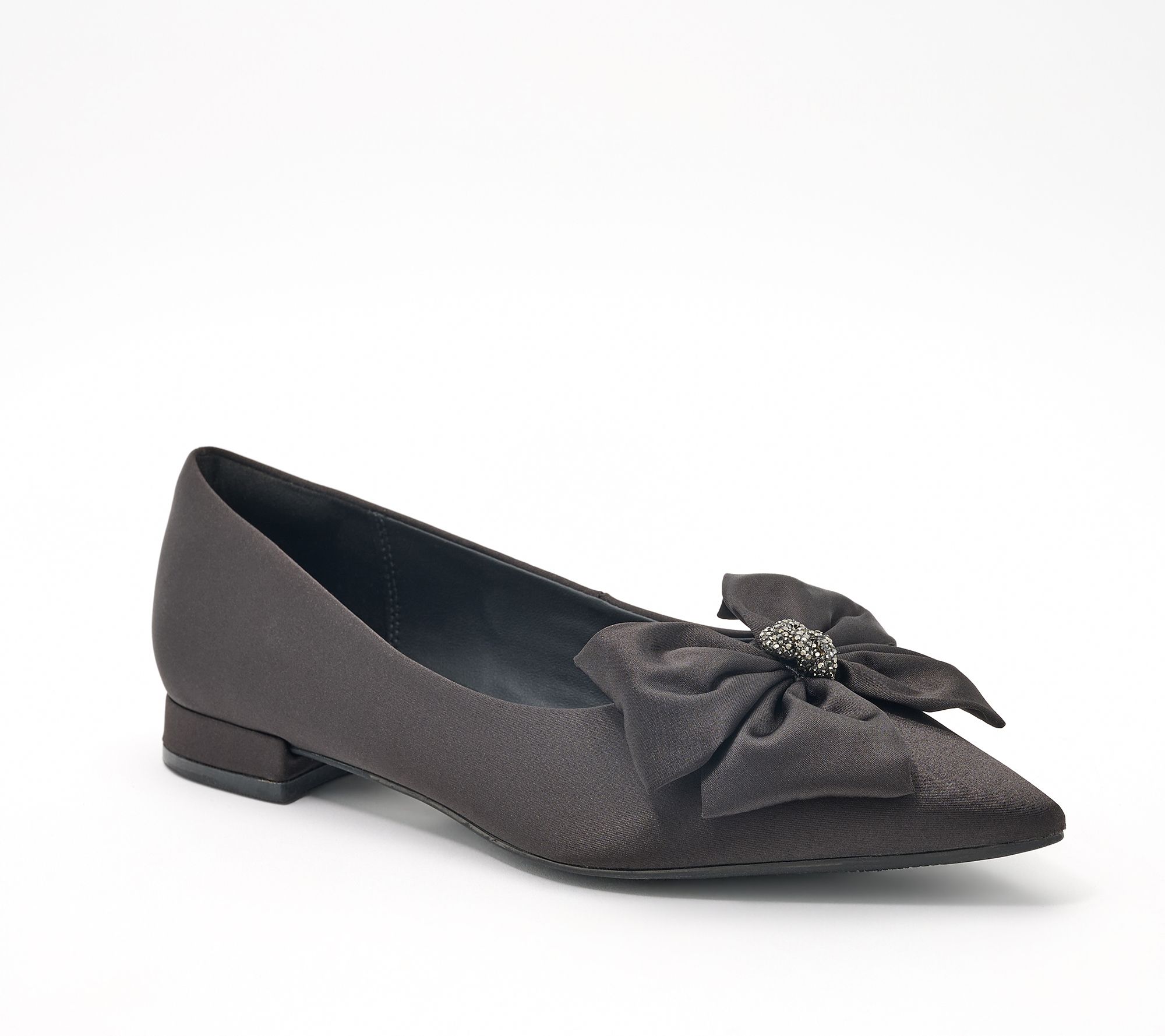 Clarks Signature Satin Flats with Bow -Sensa15 Bella