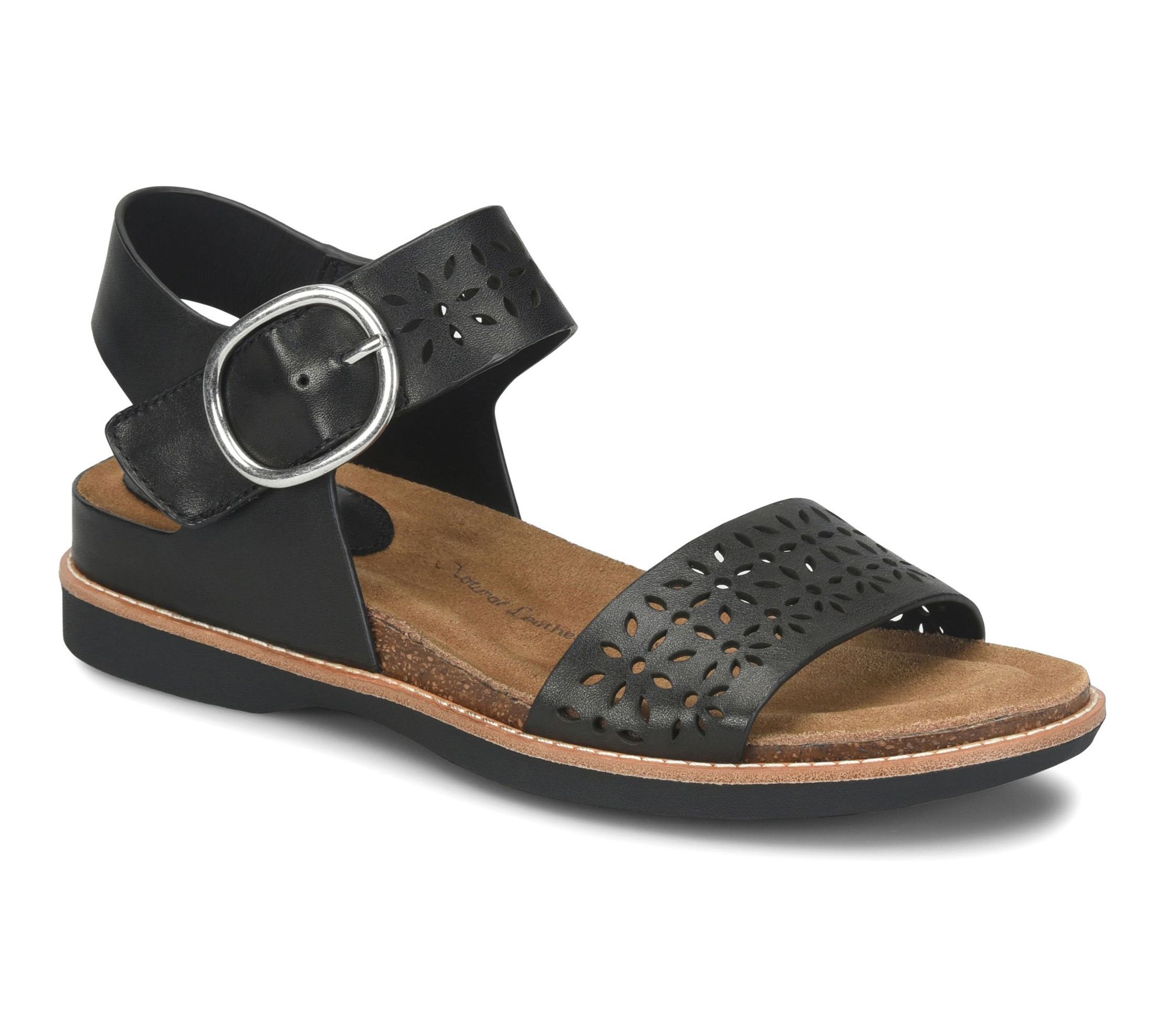Sofft Leather Laser Cut Sandal - Bali III