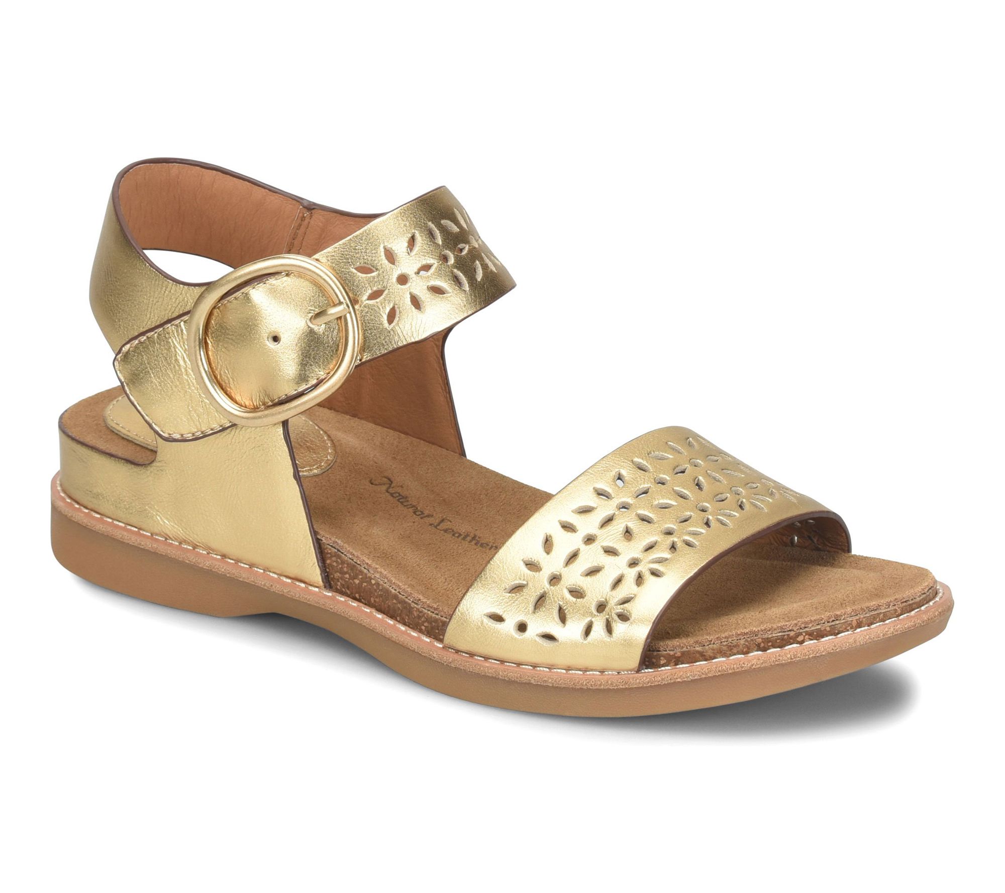 Sofft Leather Laser Cut Sandal - Bali III