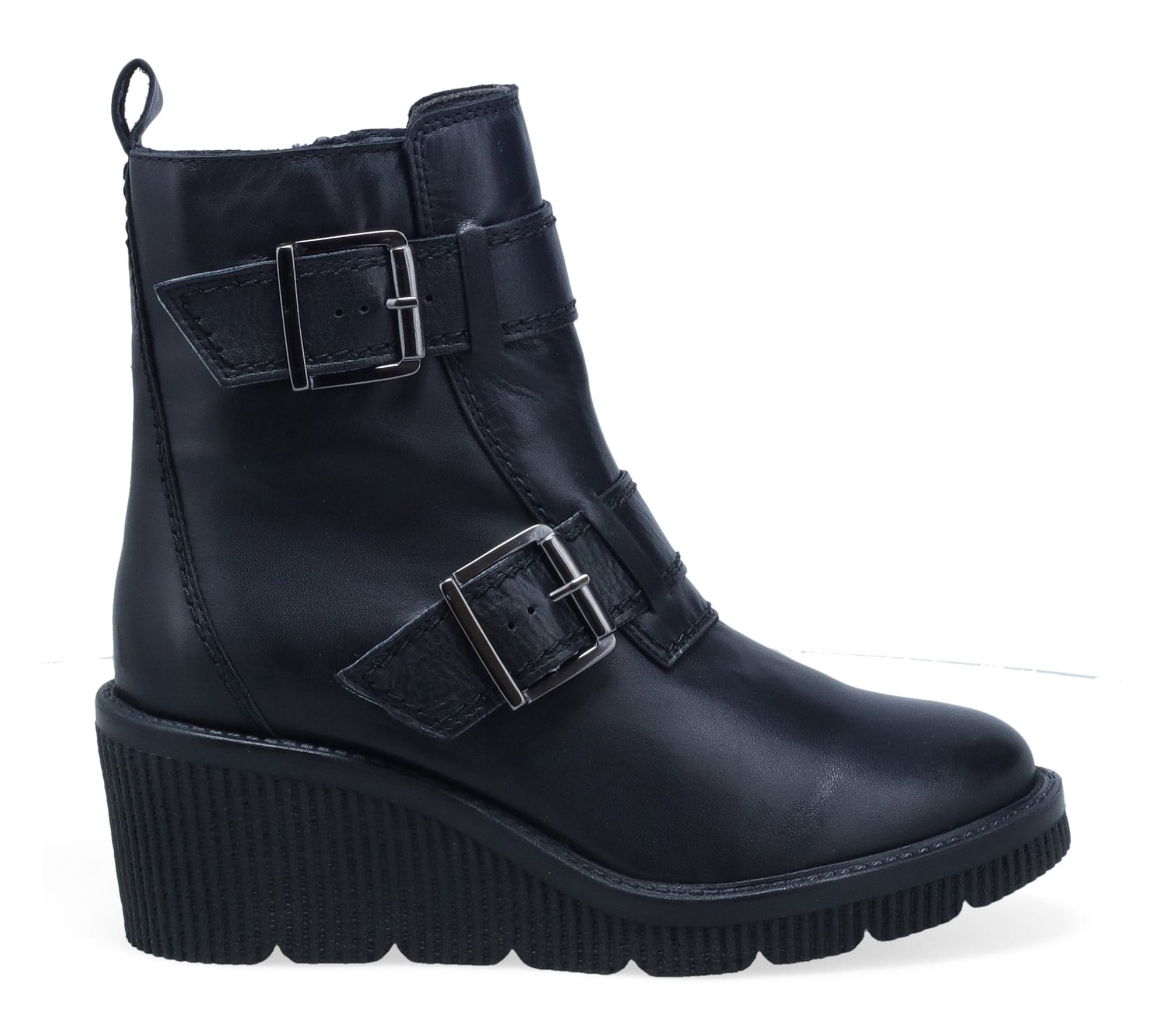 Miz Mooz Leather Wedge Boot - Aimee
