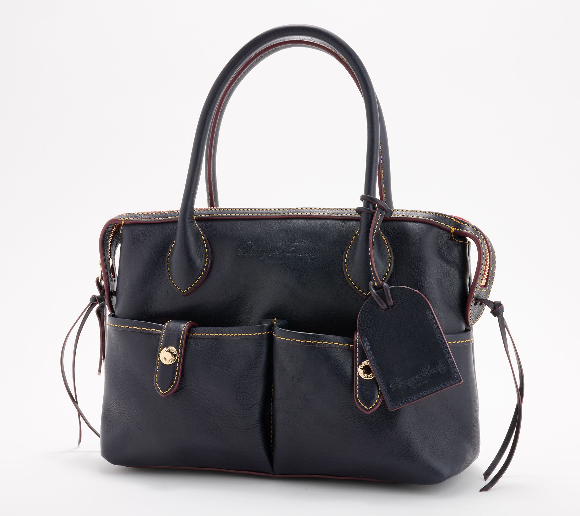 Qvc dooney and 2024 bourke florentine satchel