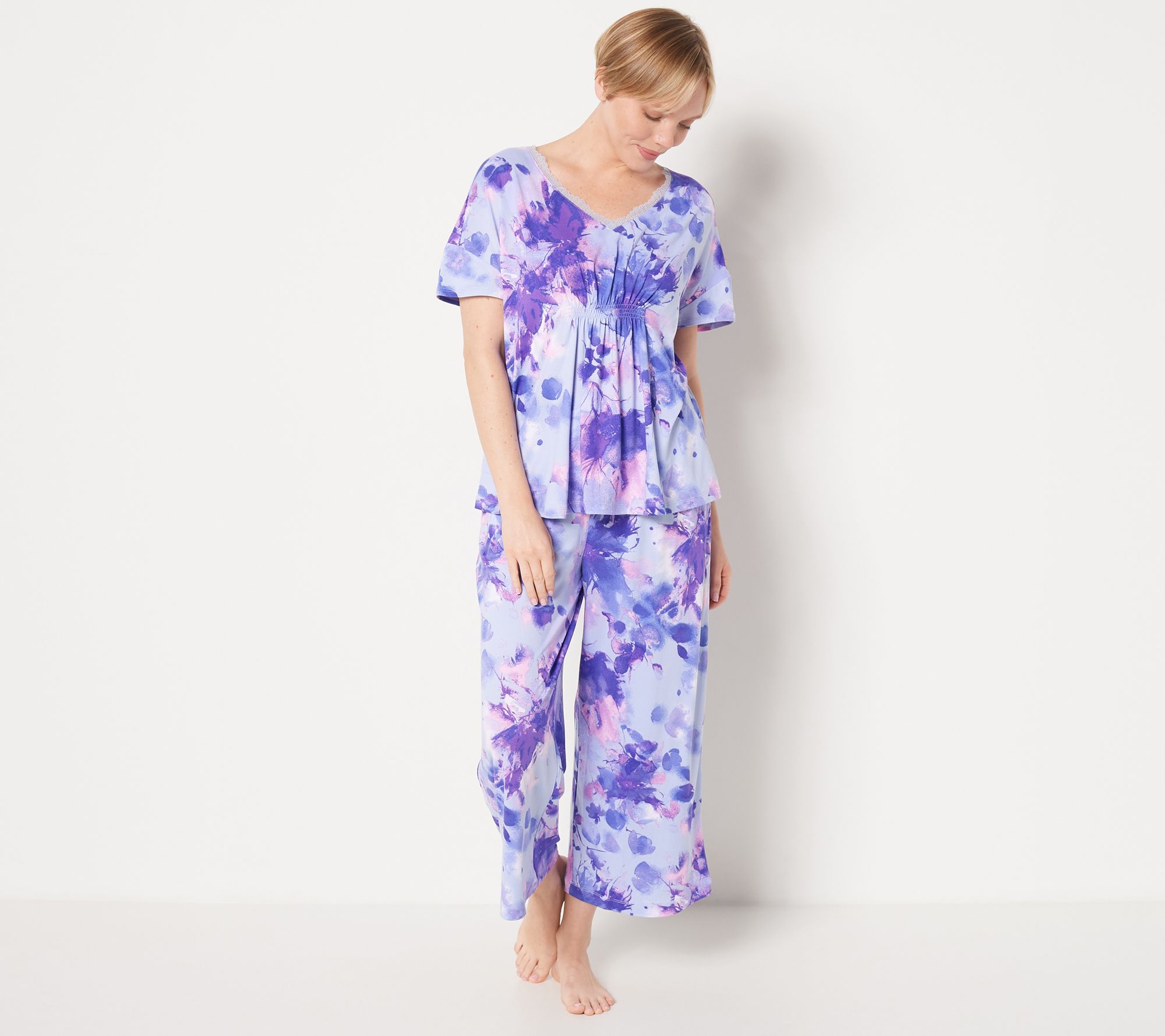 Qvc carole hochman online pajamas