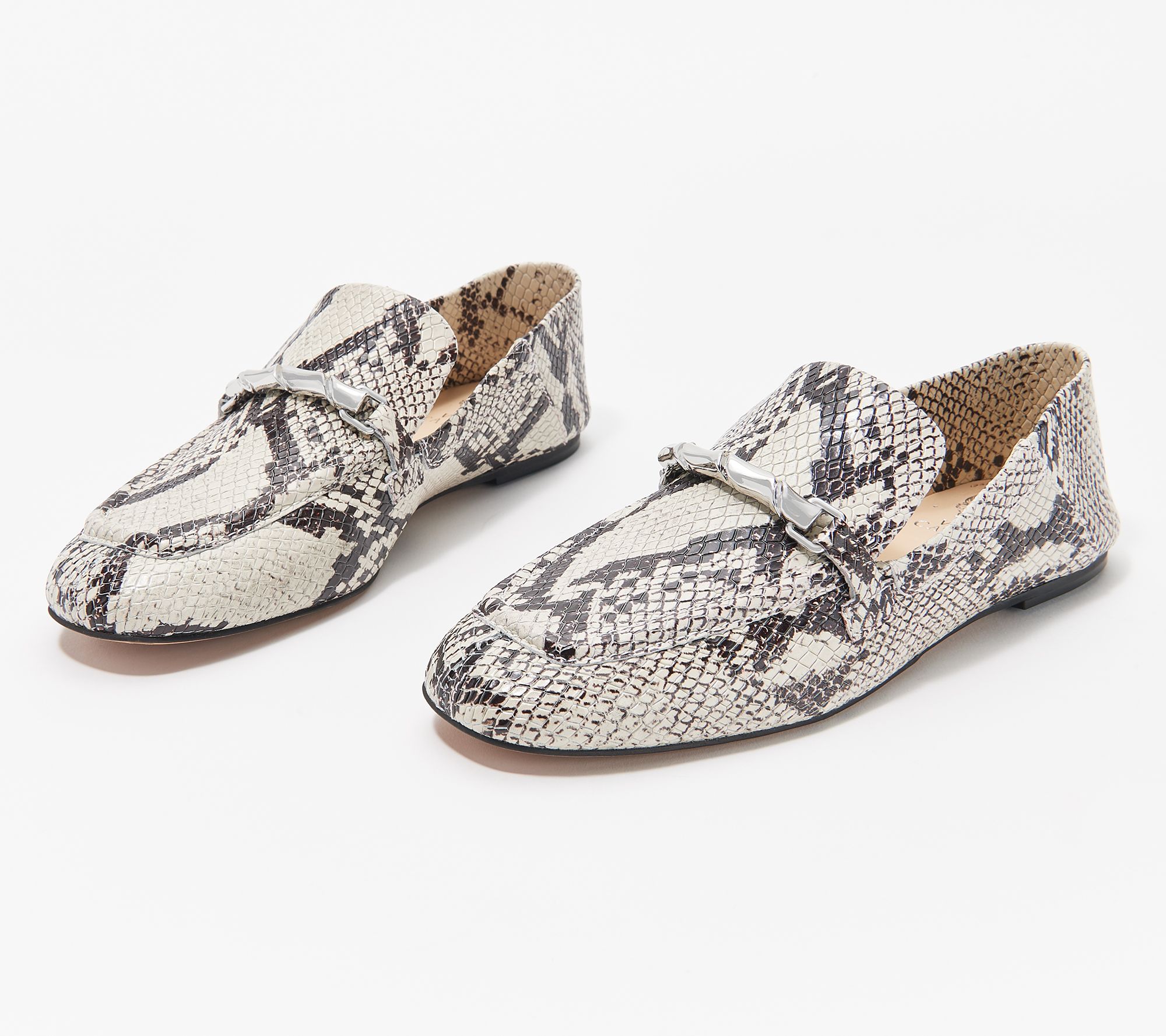 Vince Camuto Leather Slip-On Loafers - Perenna - QVC.com