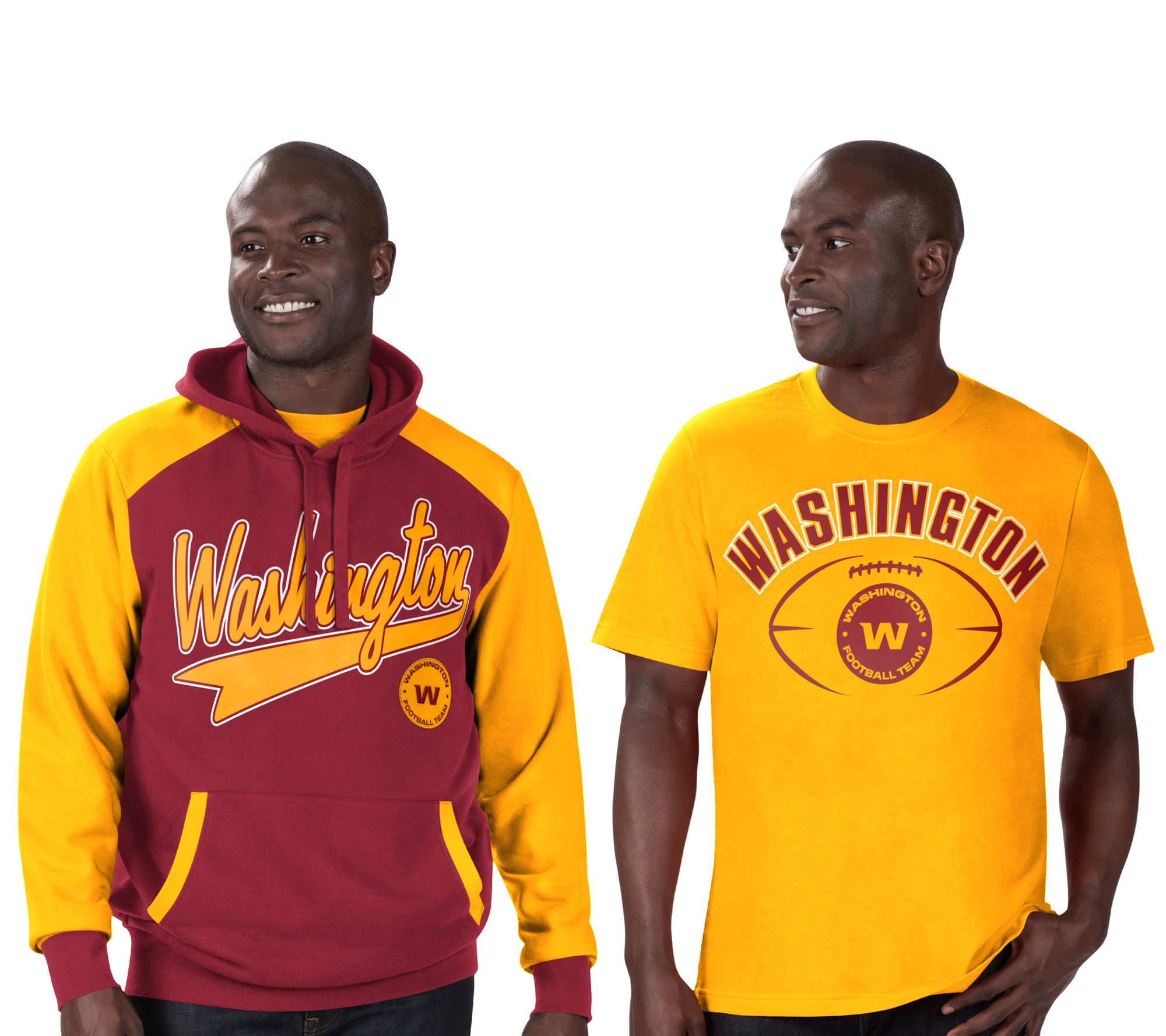 NFL Washington Pullover Hoodie and T-Shirt Combo 