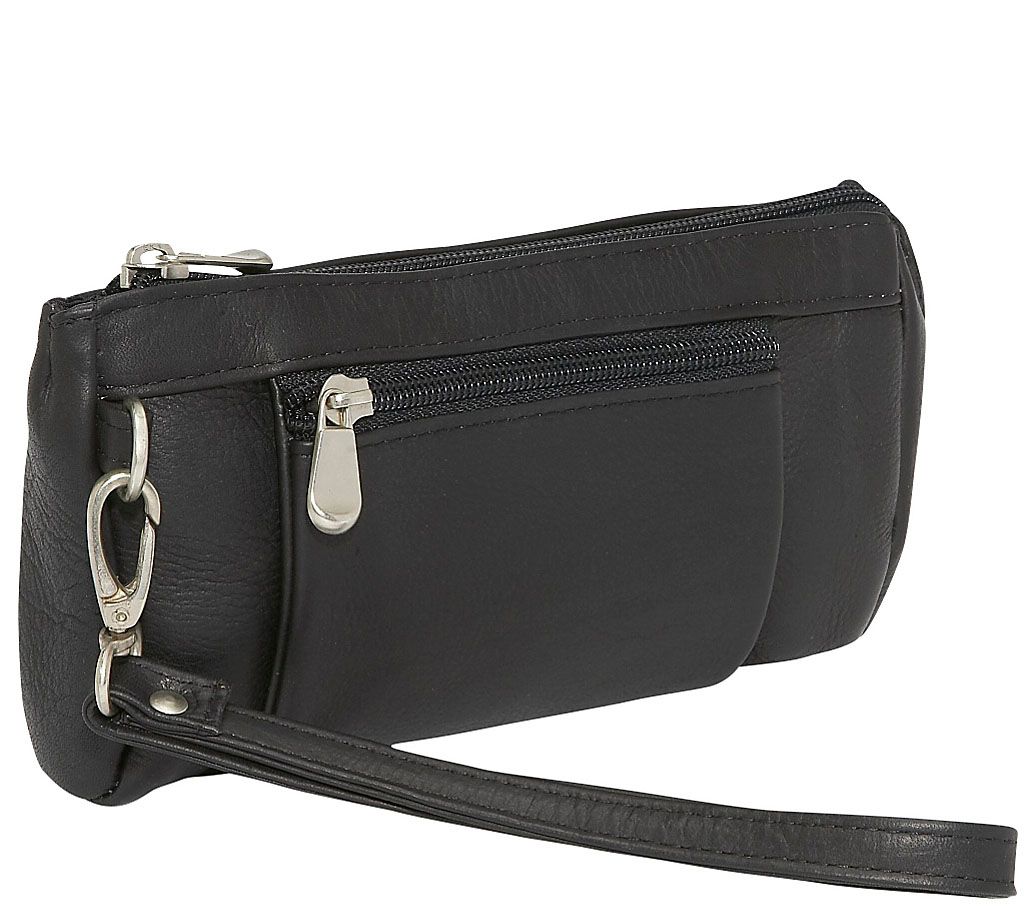 Le Donne Leather Large Wristlet Wallet - QVC.com