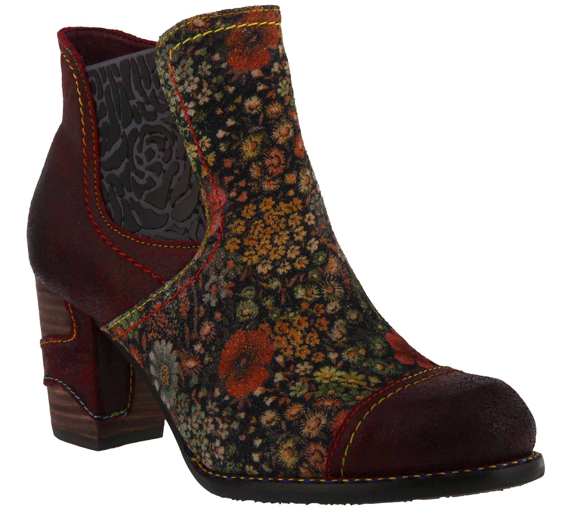 L'Artiste by Spring Step Leather Ankle Boots -Melvina - QVC.com