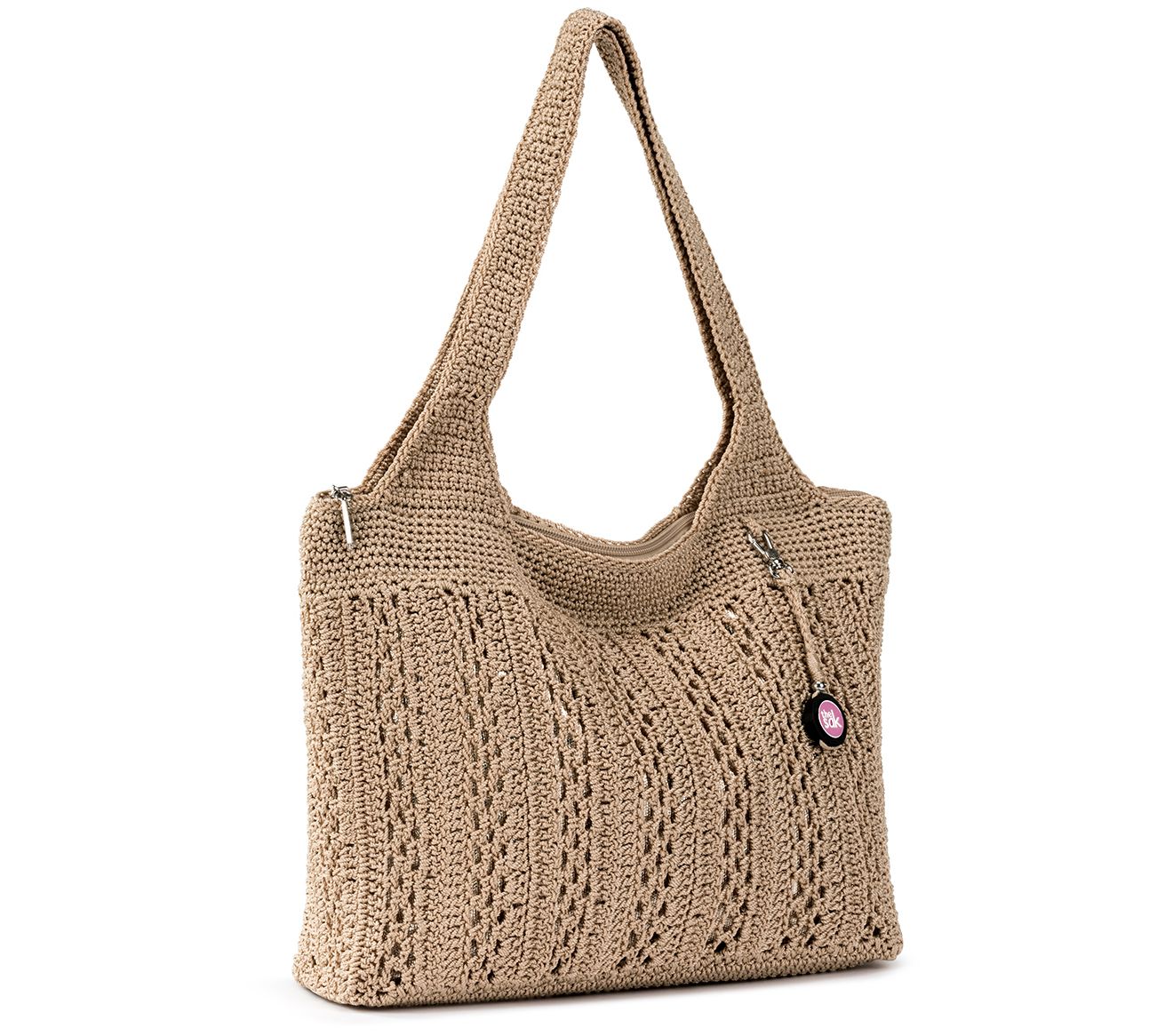 the sak crochet tote bag