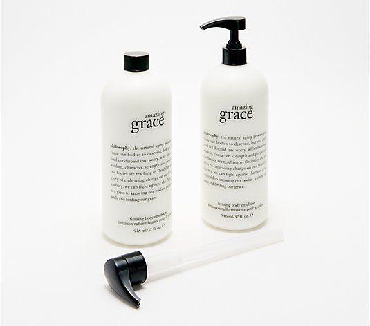 philosophy grace and love super-size body emulsion duo