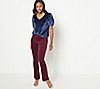 Candace Cameron Bure Regular Stretch Corduroy Baby Boot Cut Pant, 2 of 5