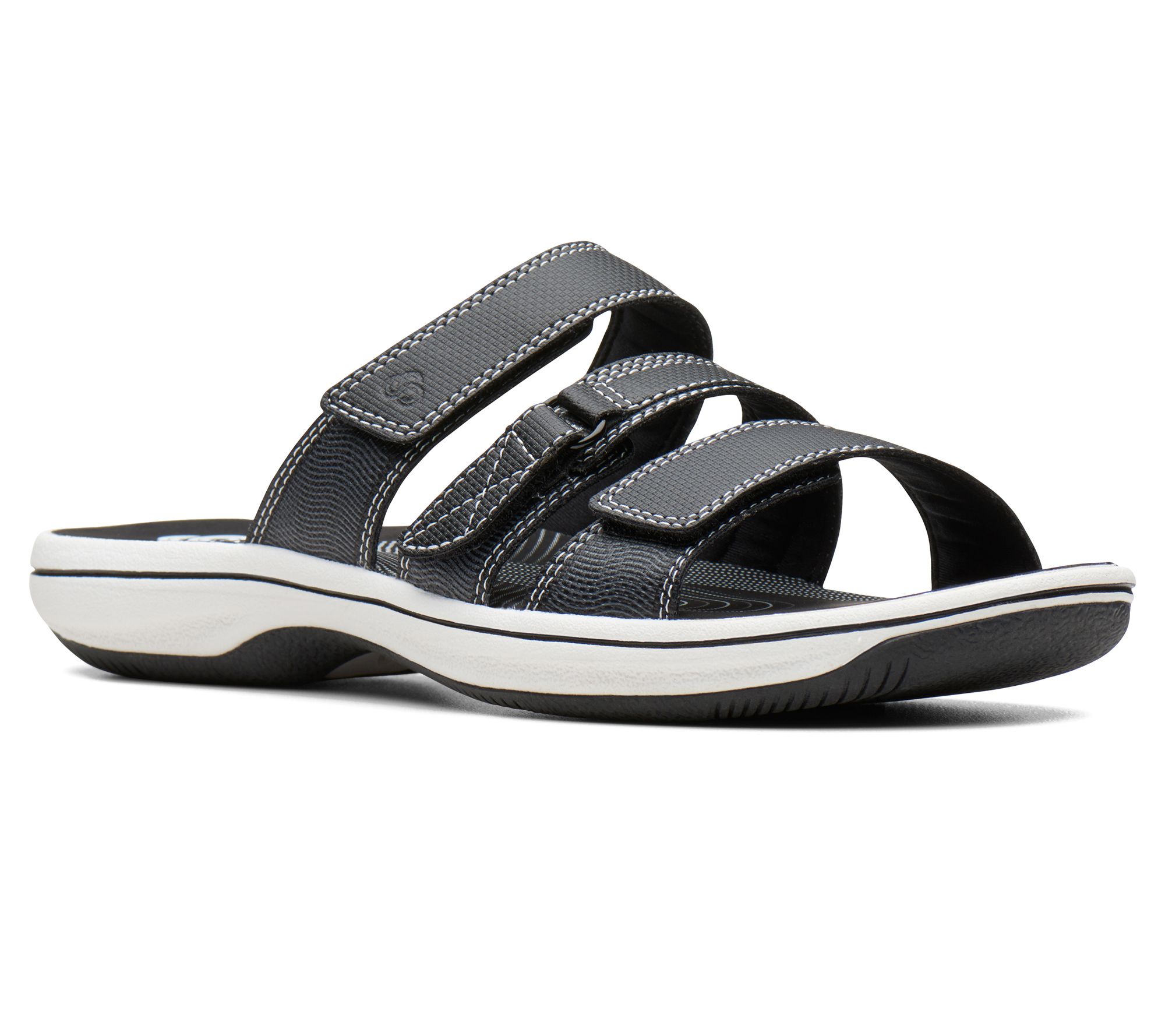 clarks cloudsteppers sandals slide sandal