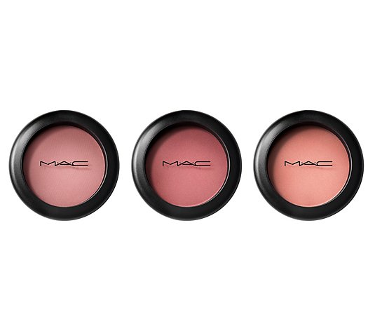 Accord Frustration Røg MAC Cosmetics Powder Blush 3-Piece Compacts in Neutral Pinks - QVC.com