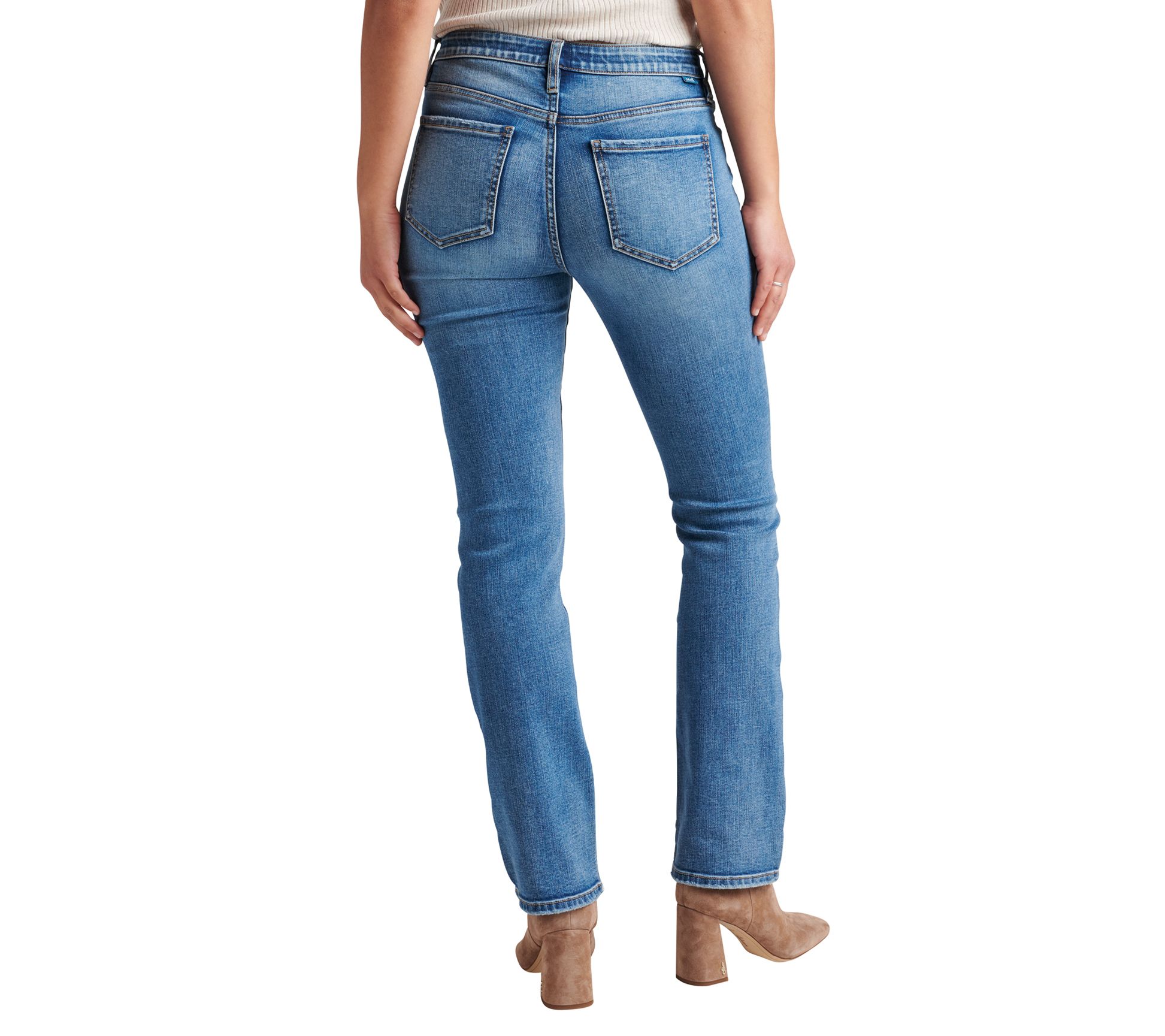 JAG Jeans Eloise Mid Rise Bootcut Jeans - Seattle Blue - QVC.com