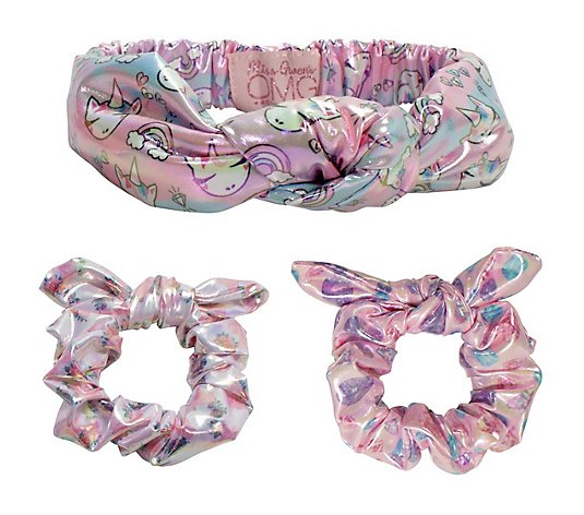 OMG Accessories 3-Pack Headband & Scrunchie Set
