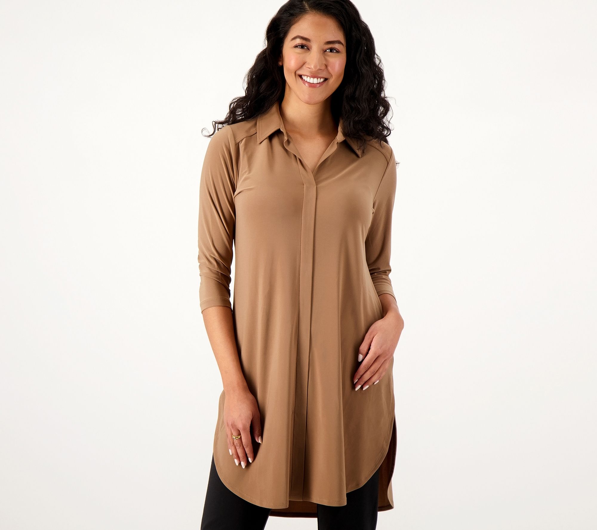 Women with Control Tall Como Jersey Tunic and Cotton Pants 