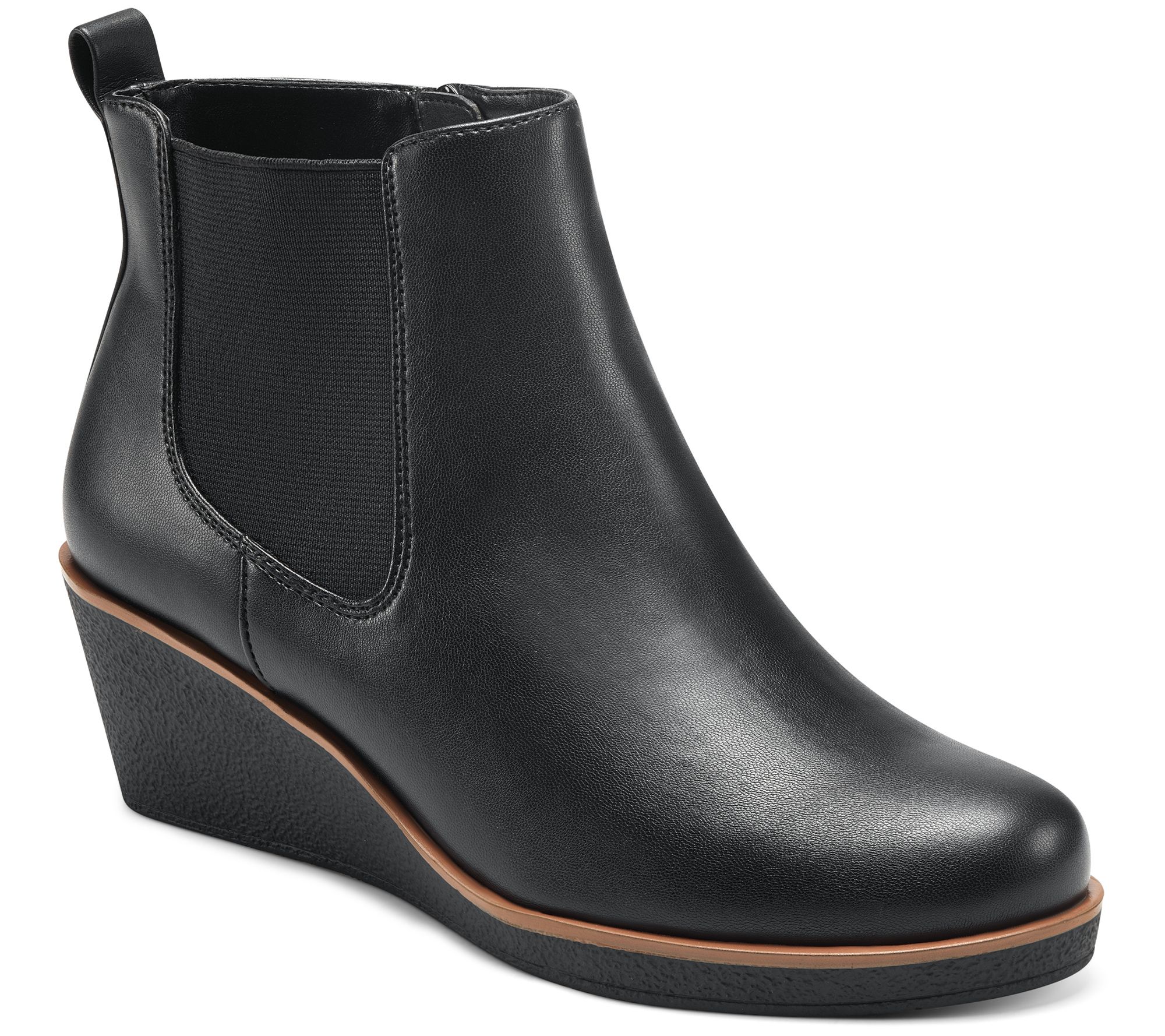 Aerosoles black ankle outlet boots