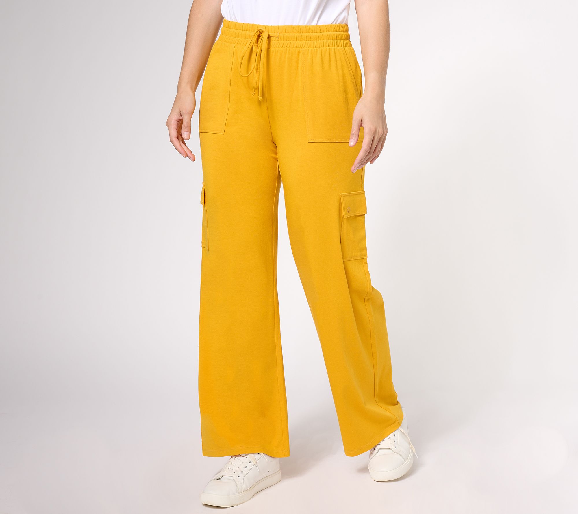 Girl With Curves Regular Ponte Wide Leg Pant 