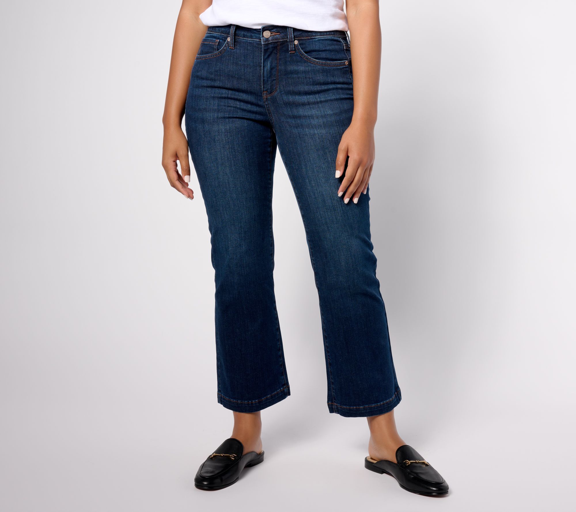 NYDJ Julia Relaxed Flare Jeans- Gold Coast