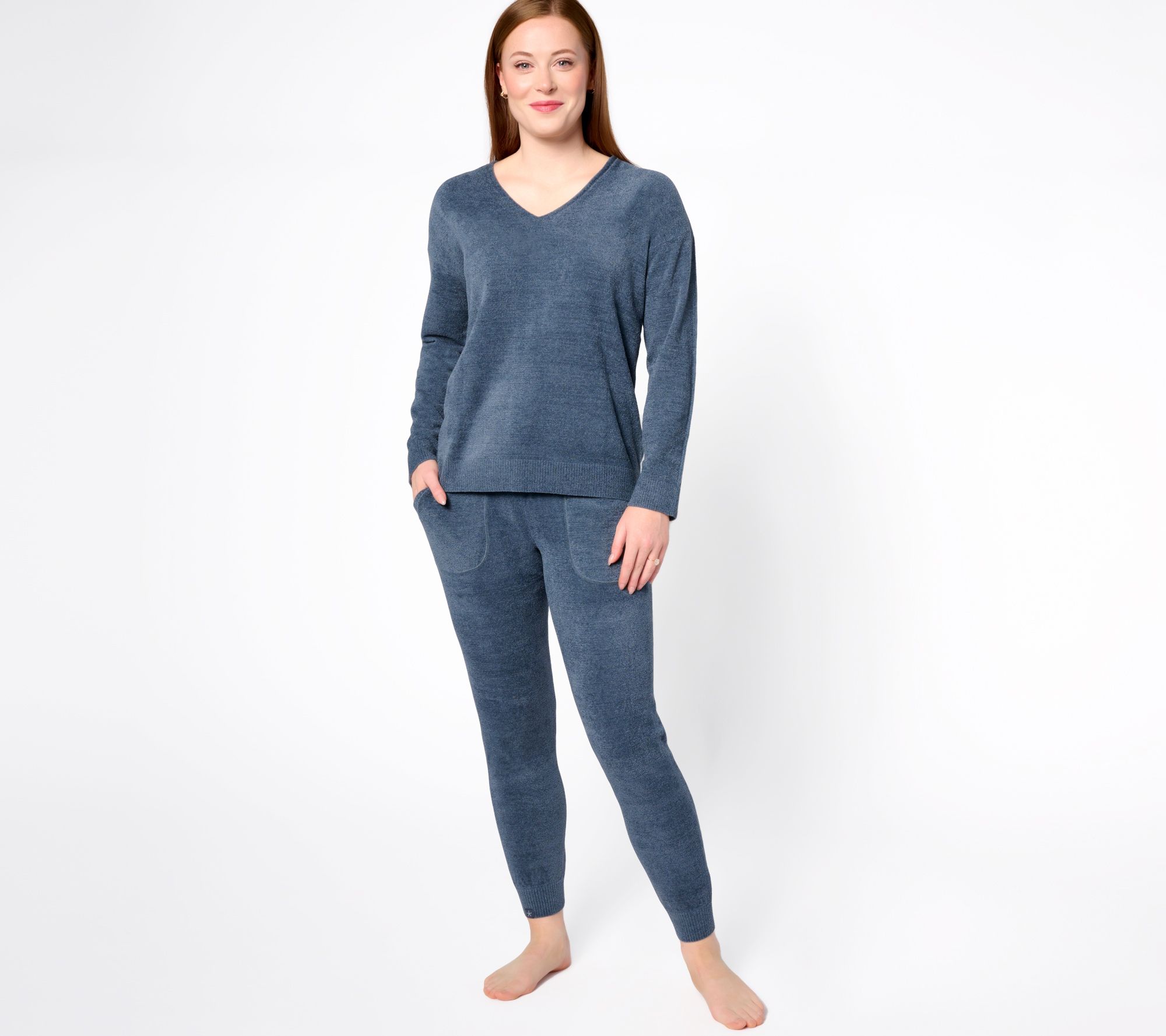 Barefoot Dreams CozyChic Ultra Lite Curved Pocket Jogger