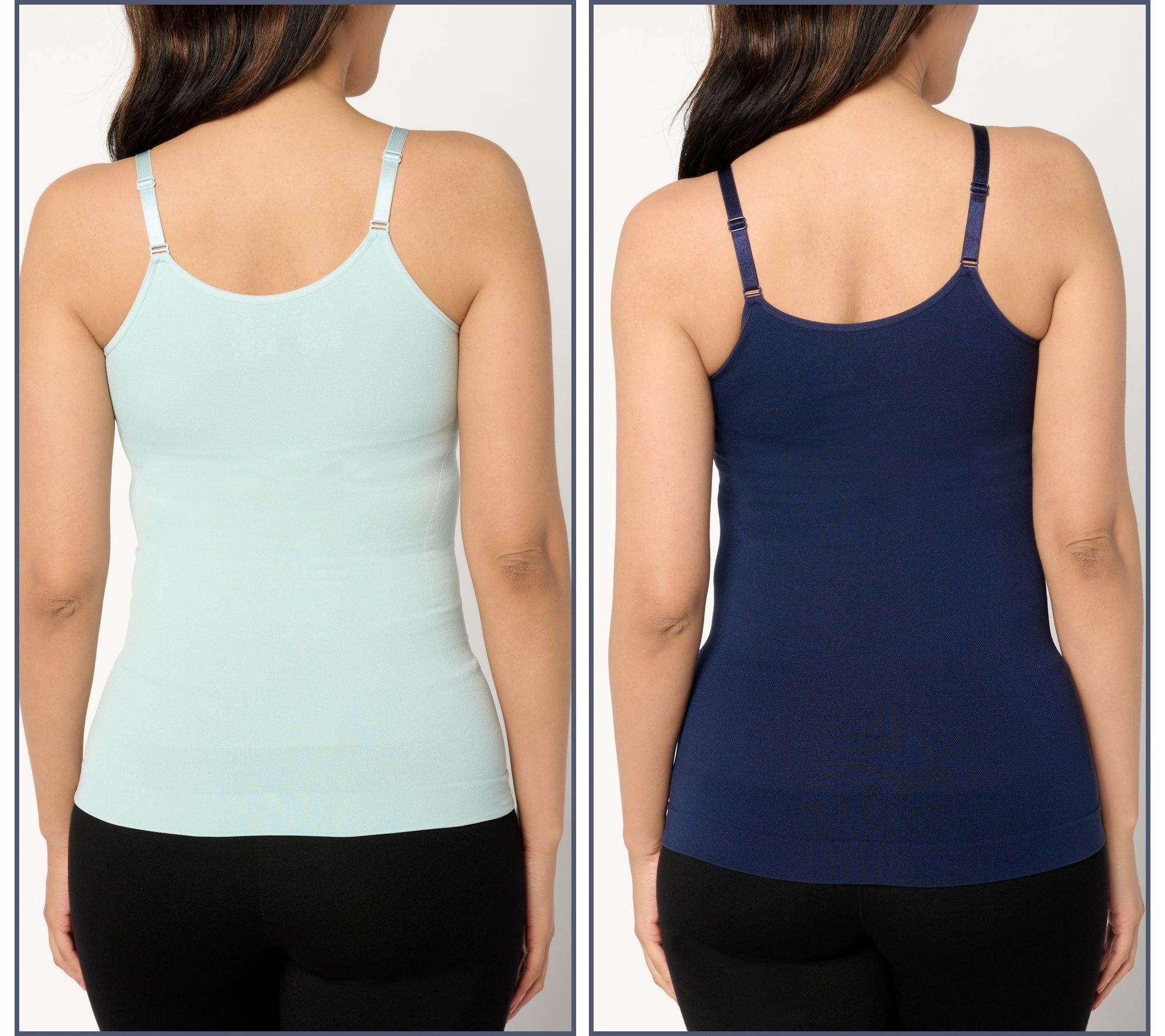 Shapermint Essentials All Day Every Day Scoop Neck Camis - 2pk - QVC.com