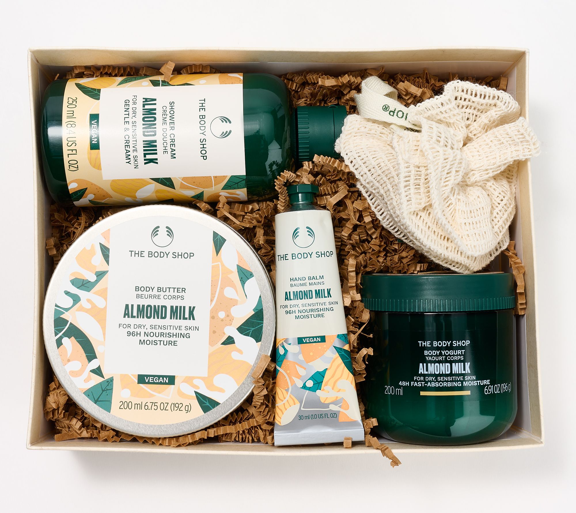 The Body Shop Almond Milk Bath & Body 5-pc Hydrating Gift Set 