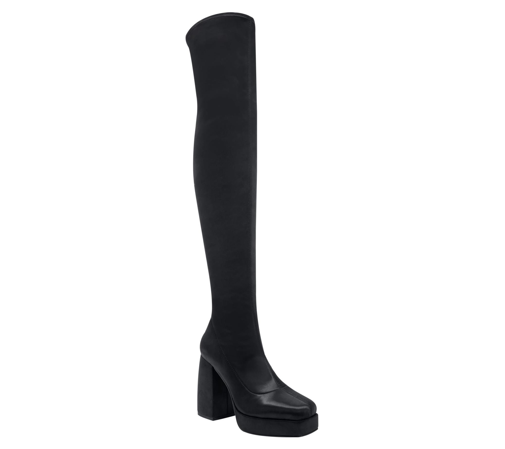 Qvc over the deals knee boots