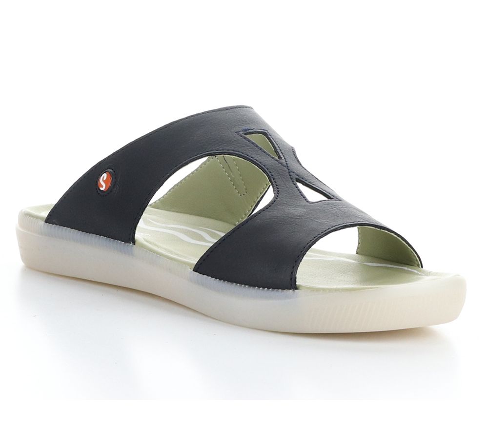 Softino's Leather Slip-On Sandals - Inbey