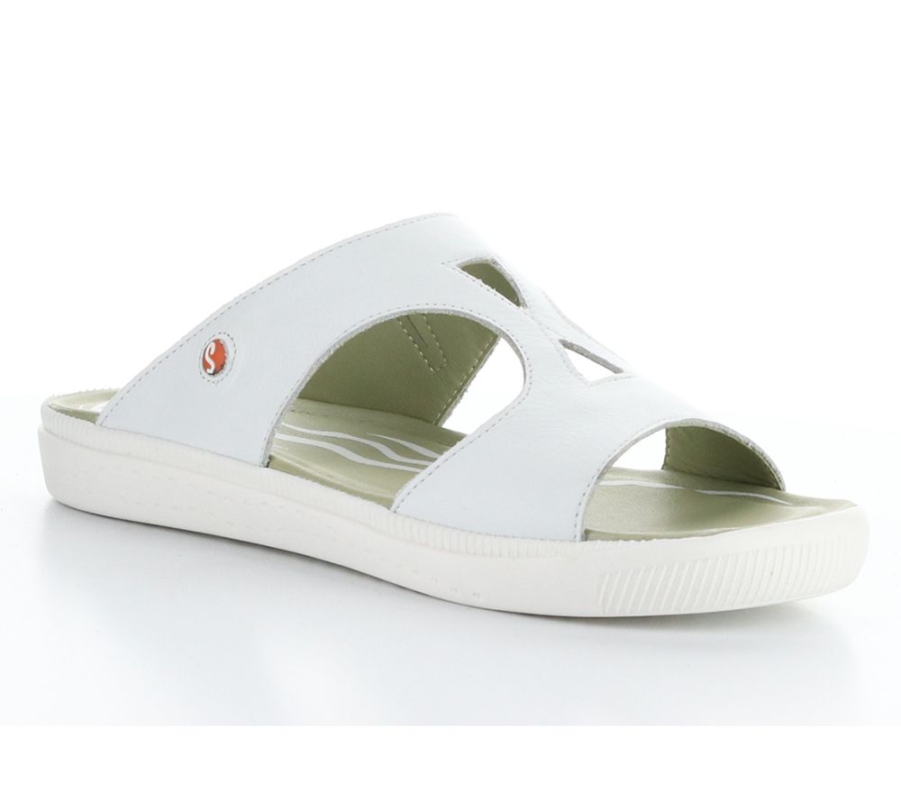 Softino's Leather Slip-On Sandals - Inbey