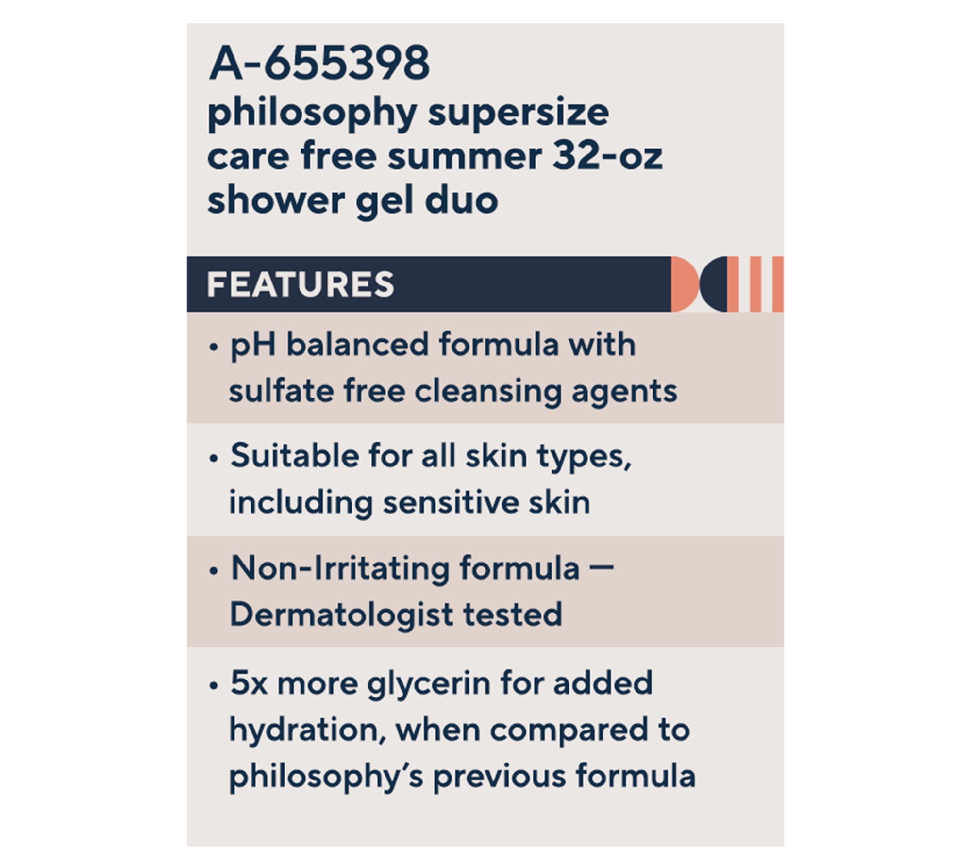 philosophy supersize care free summer 32oz shower gel duo - QVC.com