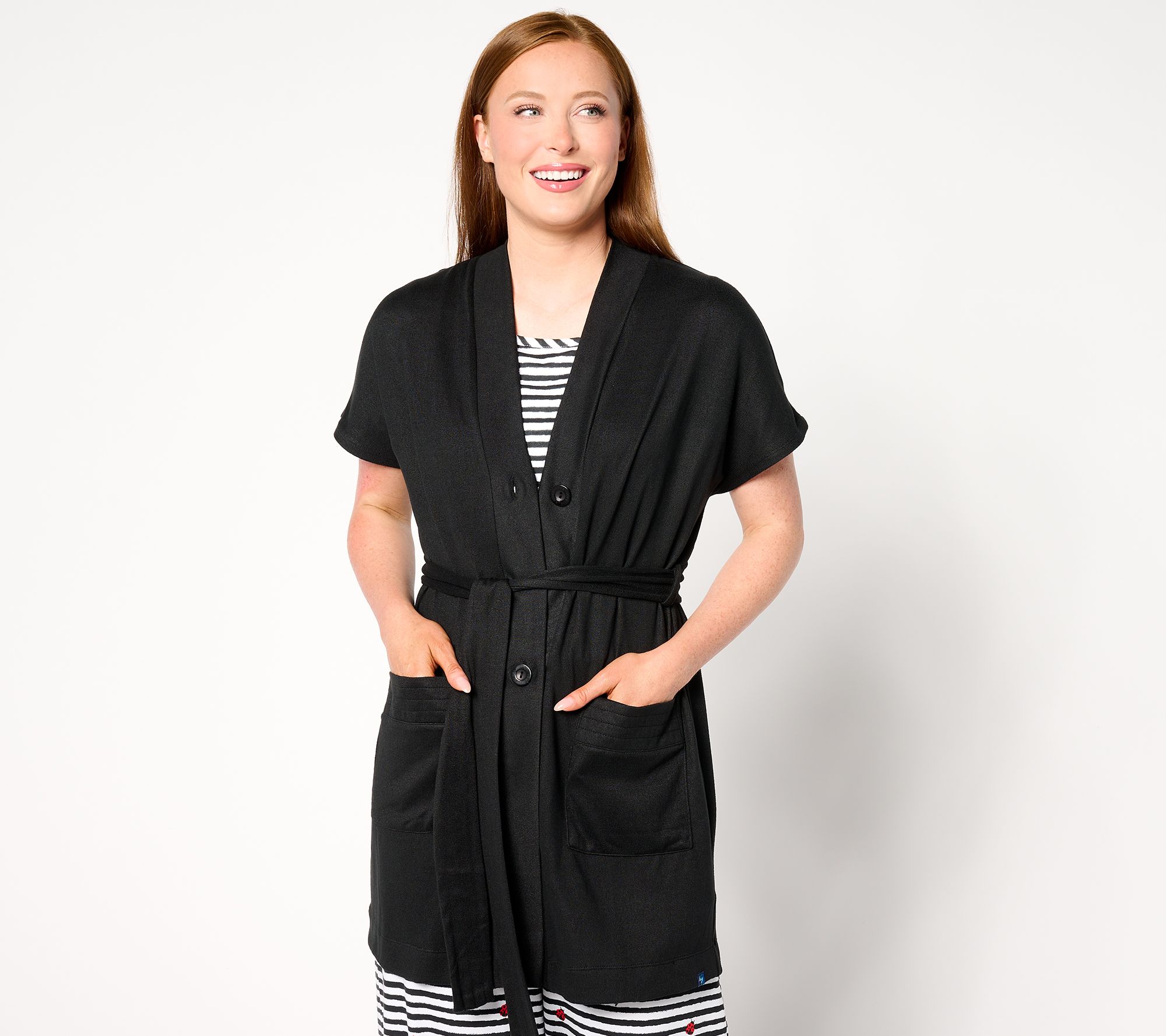 Lug Lounge Marshmallow Jersey Wrap Vest - Sashay
