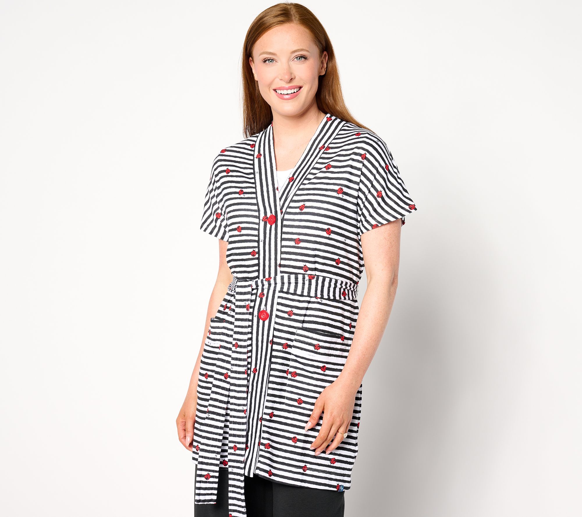 Lug Lounge Marshmallow Jersey Wrap Vest - Sashay