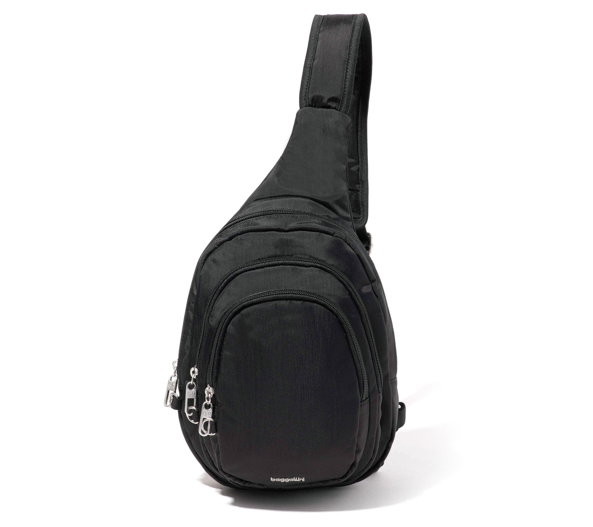 Baggallini Anti-Theft Multi Zip Sling Bag