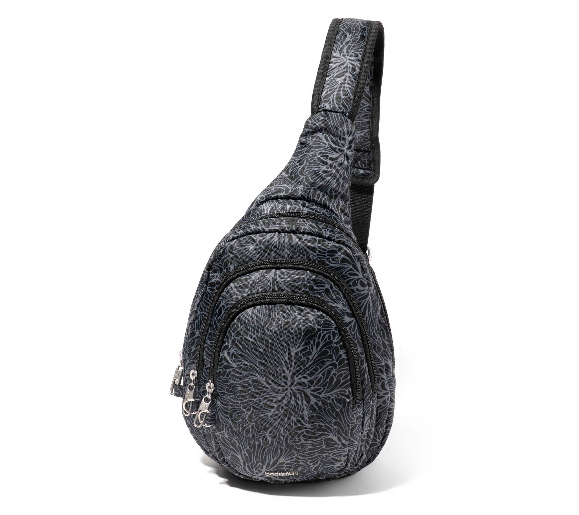 Baggallini Anti-Theft Multi Zip Sling Bag