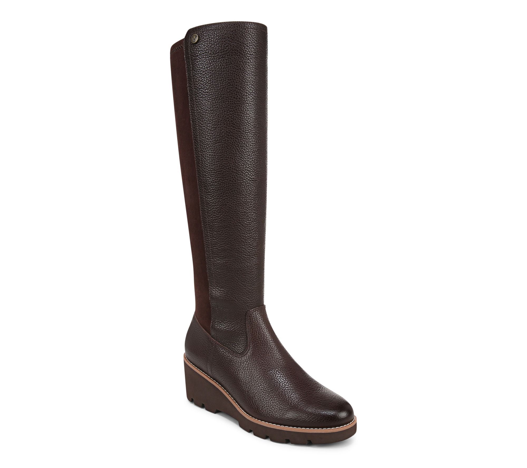 Vionic Tall Shaft Leather Boots - Ashland Wide