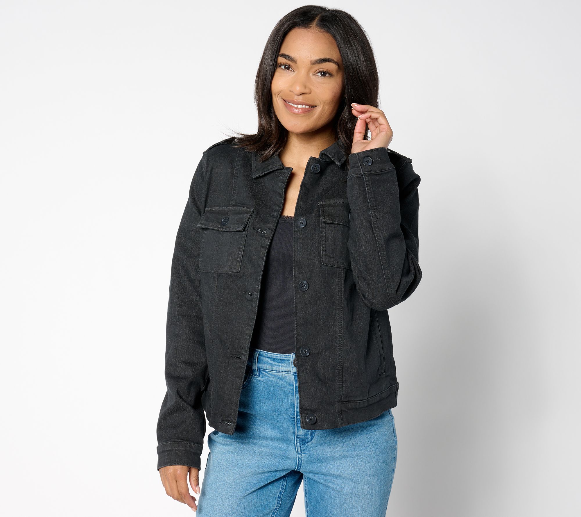 "As Is" Belle Boho by Kim Gravel Vintage Style Utility Button Jacket