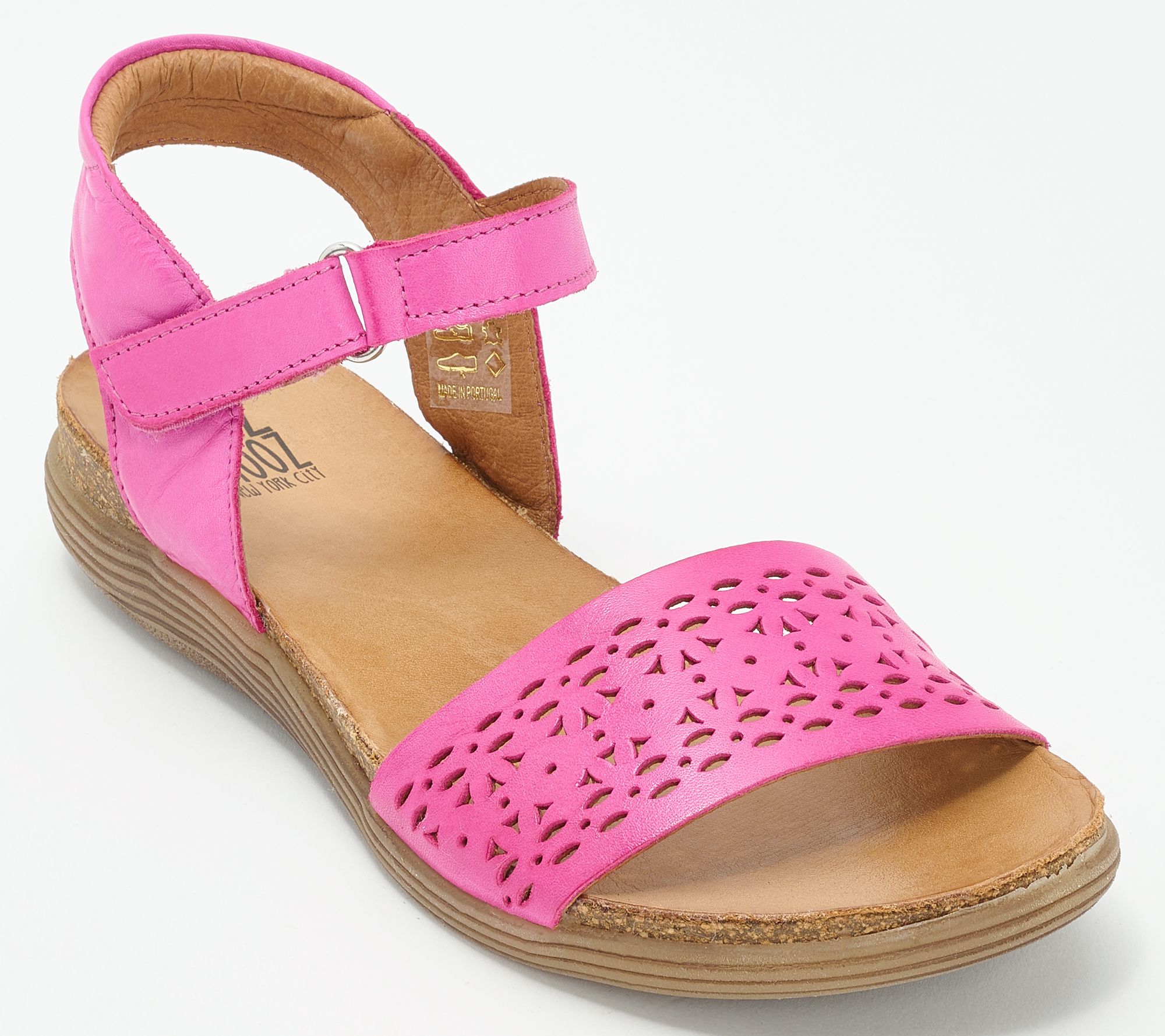 Miz Mooz Leather Adjustable Ankle Strap Sandals - Mave