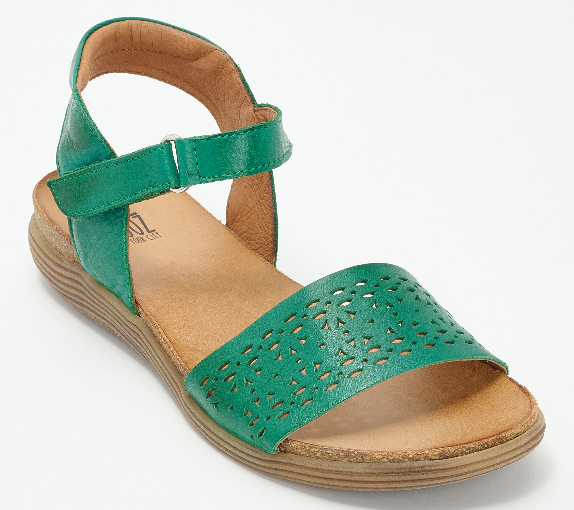 Miz Mooz Leather Adjustable Ankle Strap Sandals - Mave