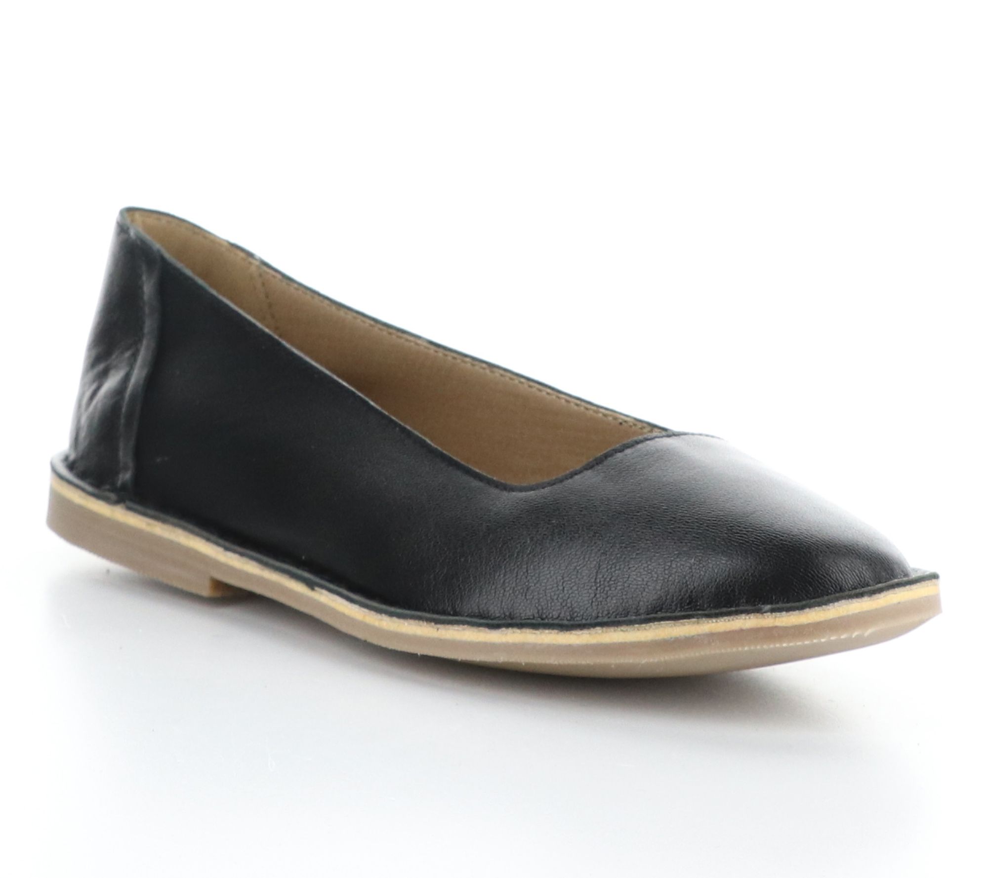 Bos. & Co. Metallic Leather Ballet Flats - Banu
