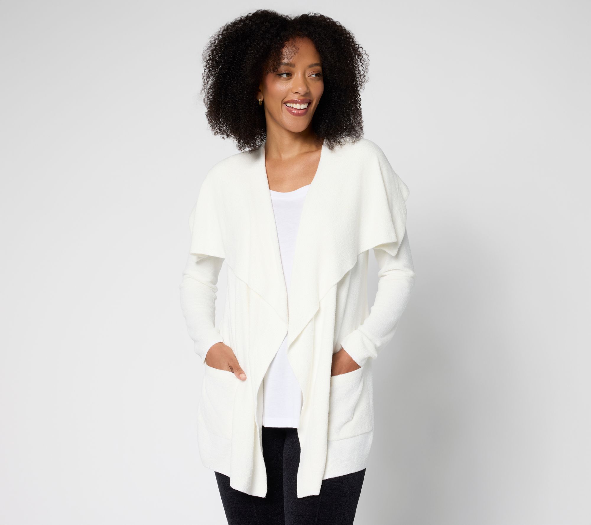 Barefoot Dreams CozyChic Ultra Lite Drapey Cardigan