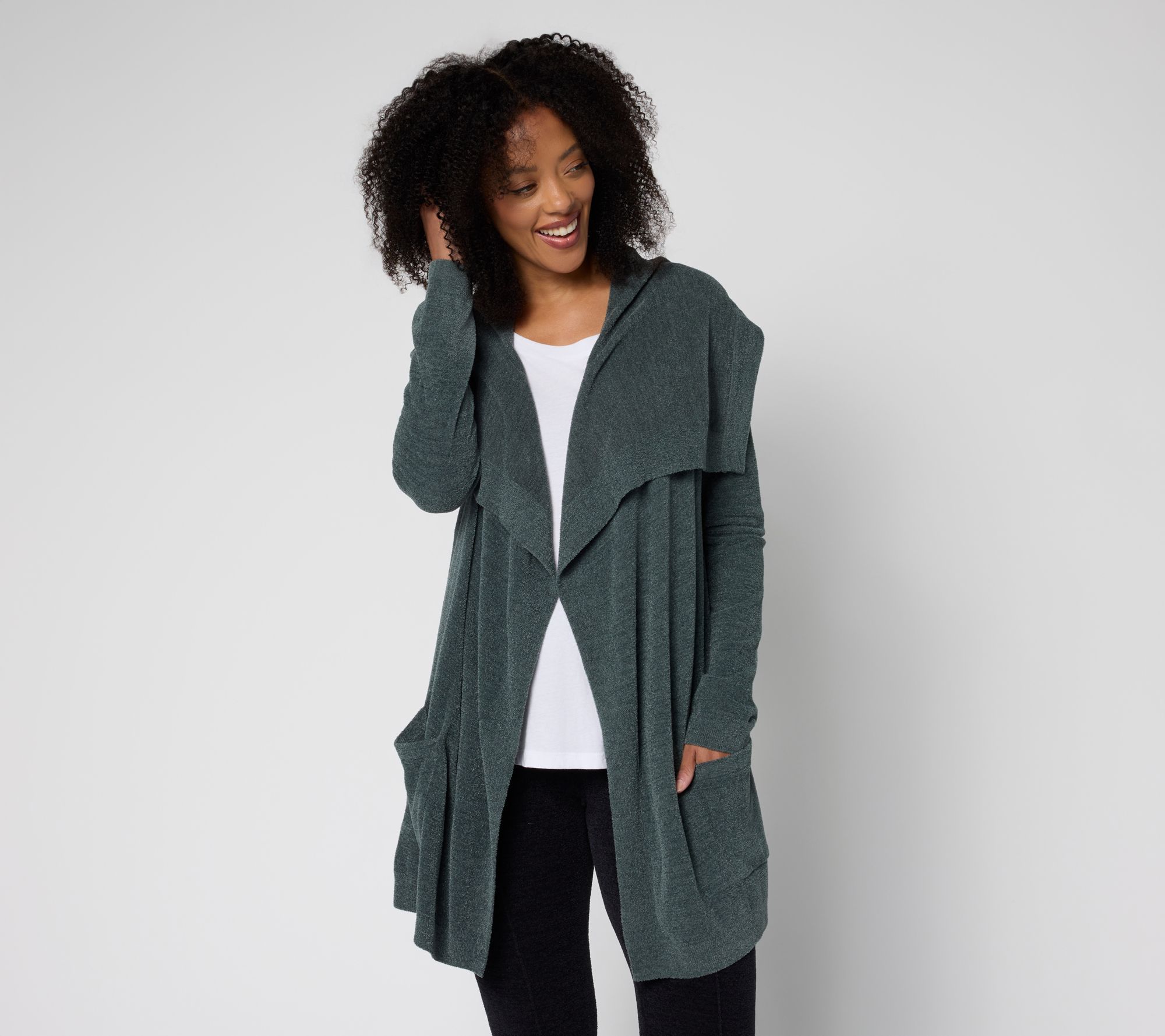 Barefoot Dreams CozyChic Ultra Lite Drapey Cardigan