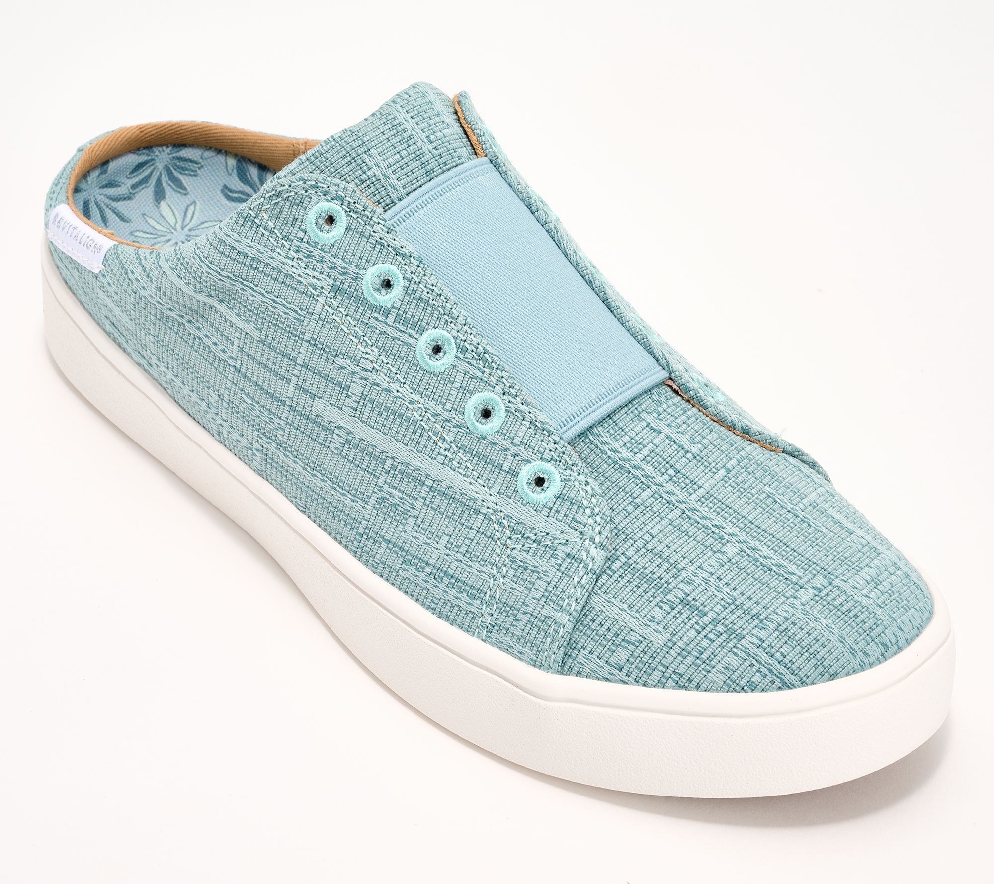 Revitalign Orthotic Woven Sneaker Mules - Harmony Petal