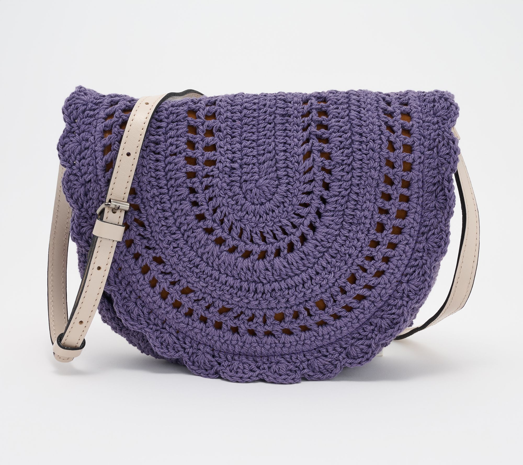 Patricia Nash Crochet Nikita Flap Crossbody