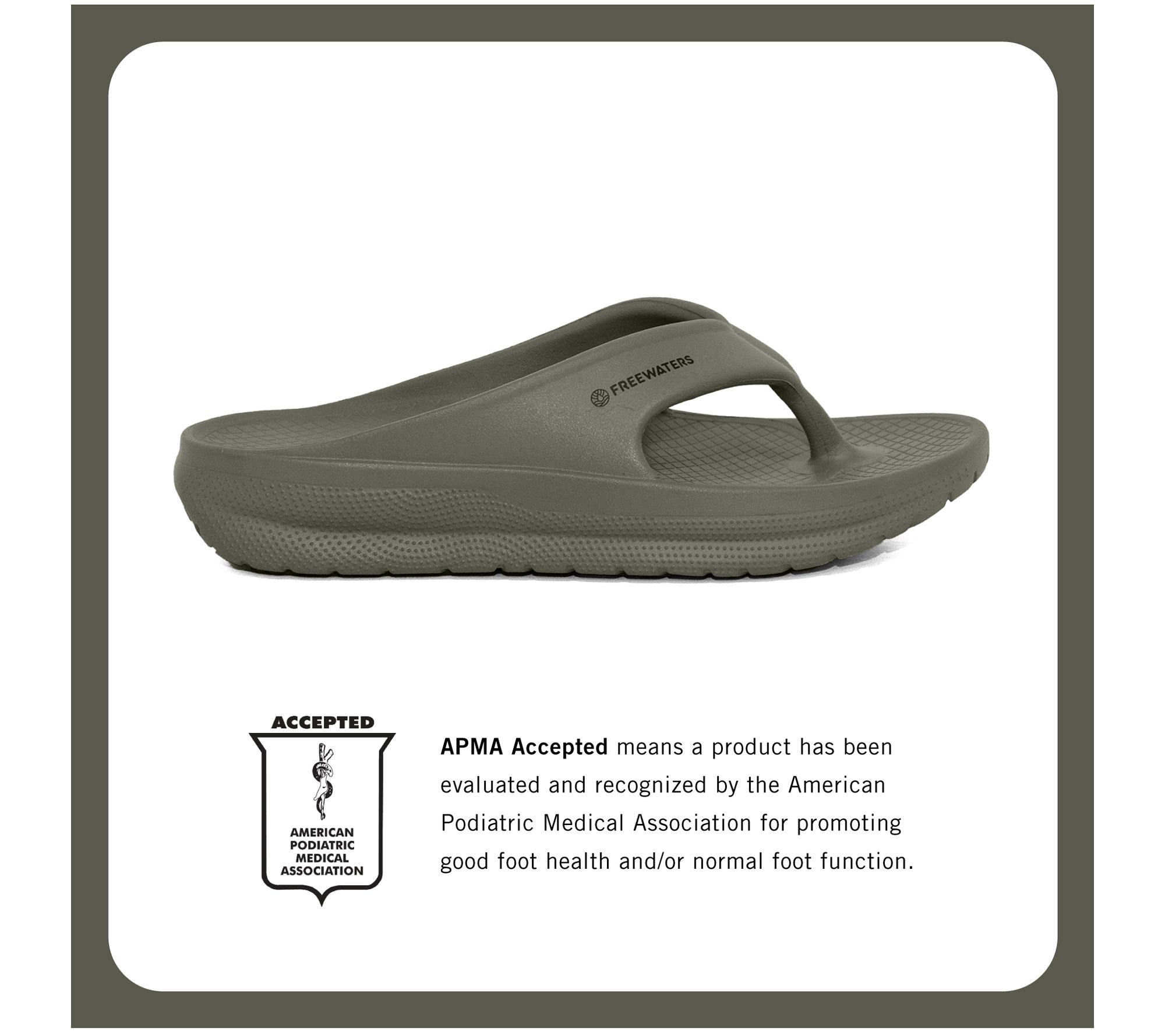 Freewaters Men's Cloud9 Maxx Recovery Thong Sandals - QVC.com