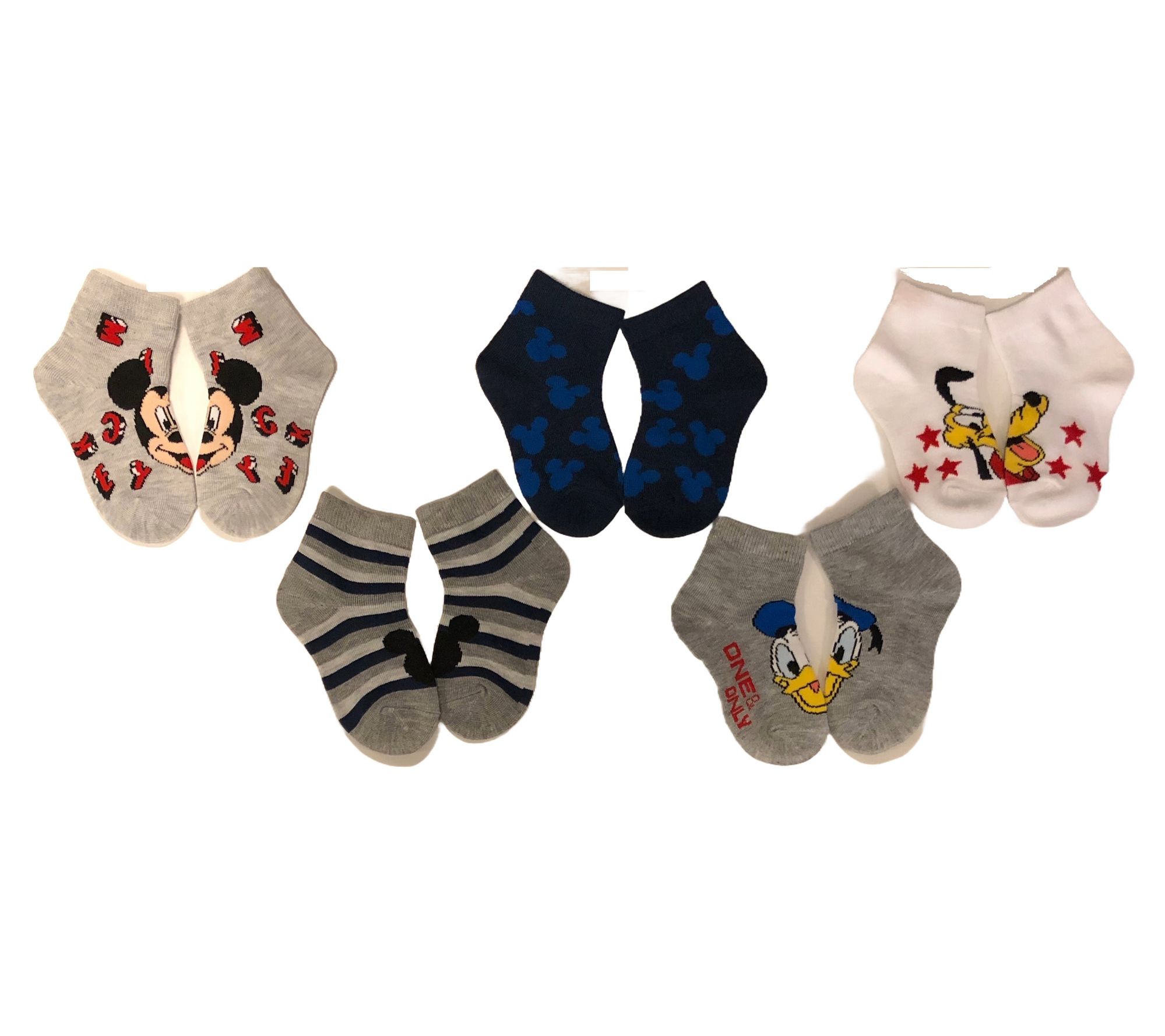 Disney Baby Set of 5 Mickey & Friends Socks