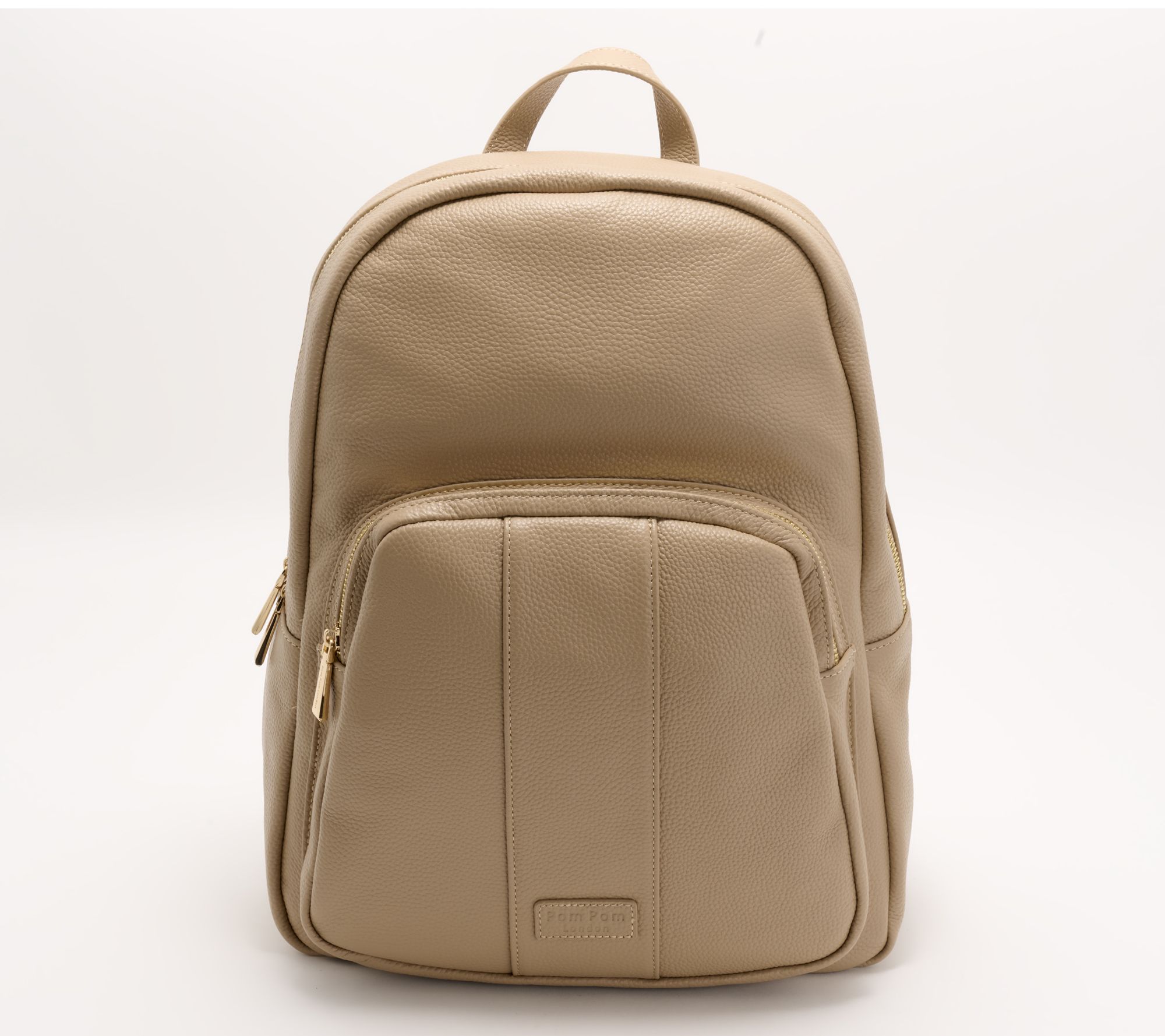 "As Is" Pom Pom London Leather Richmond Backpack