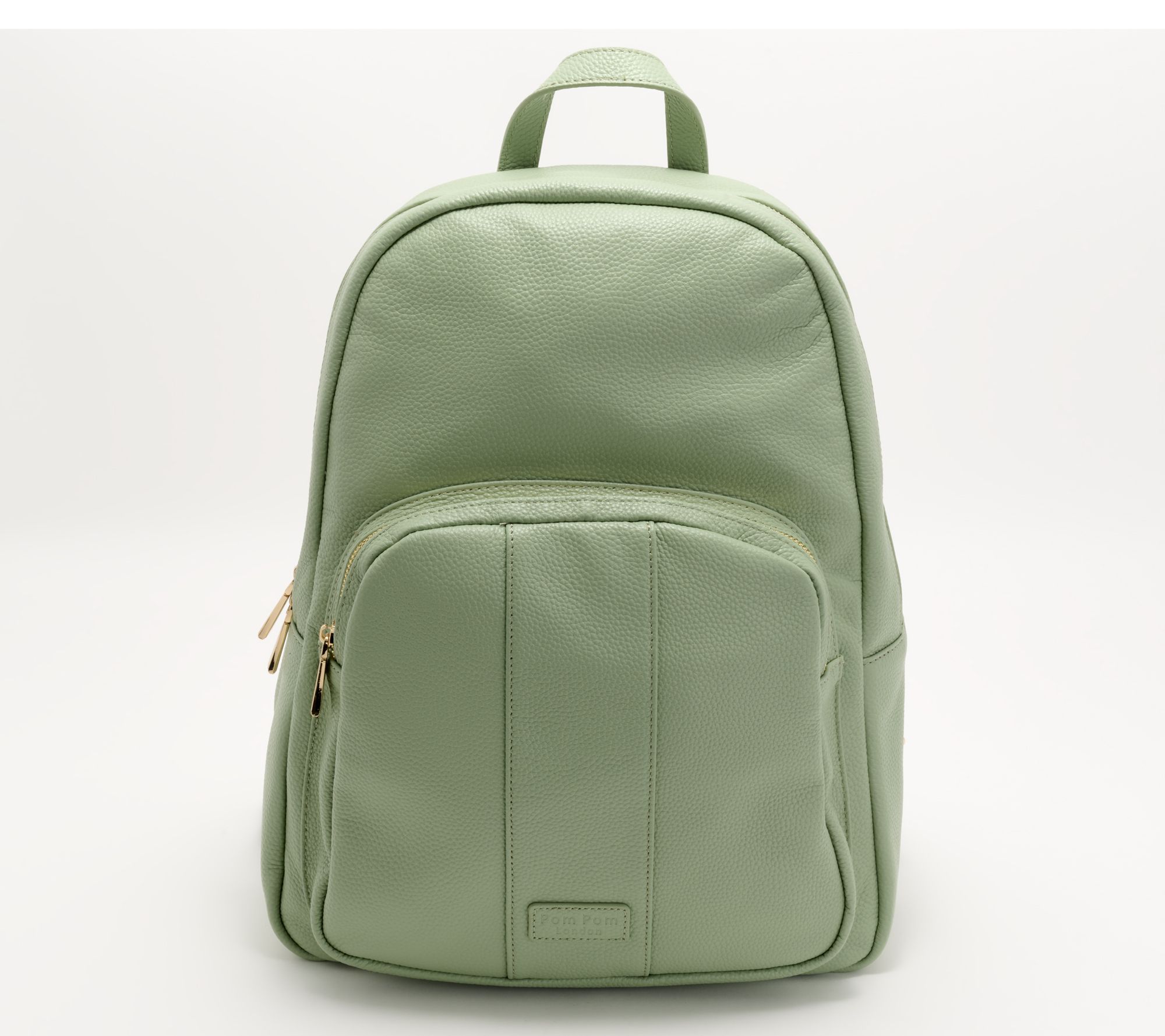 "As Is" Pom Pom London Leather Richmond Backpack