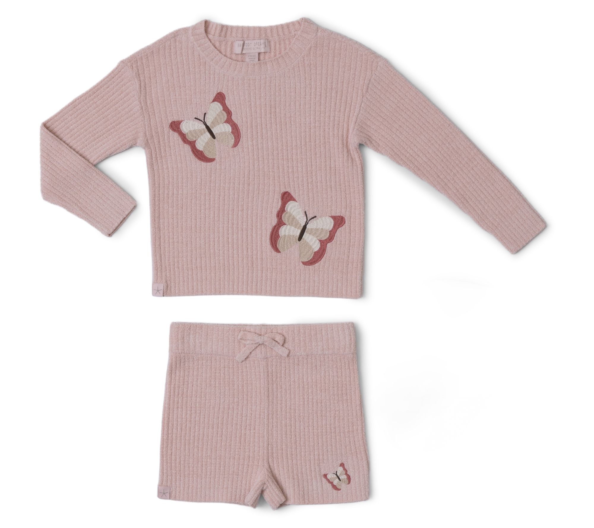 Barefoot Dreams CozyChic Ultra Lite Toddler Butterfly Set