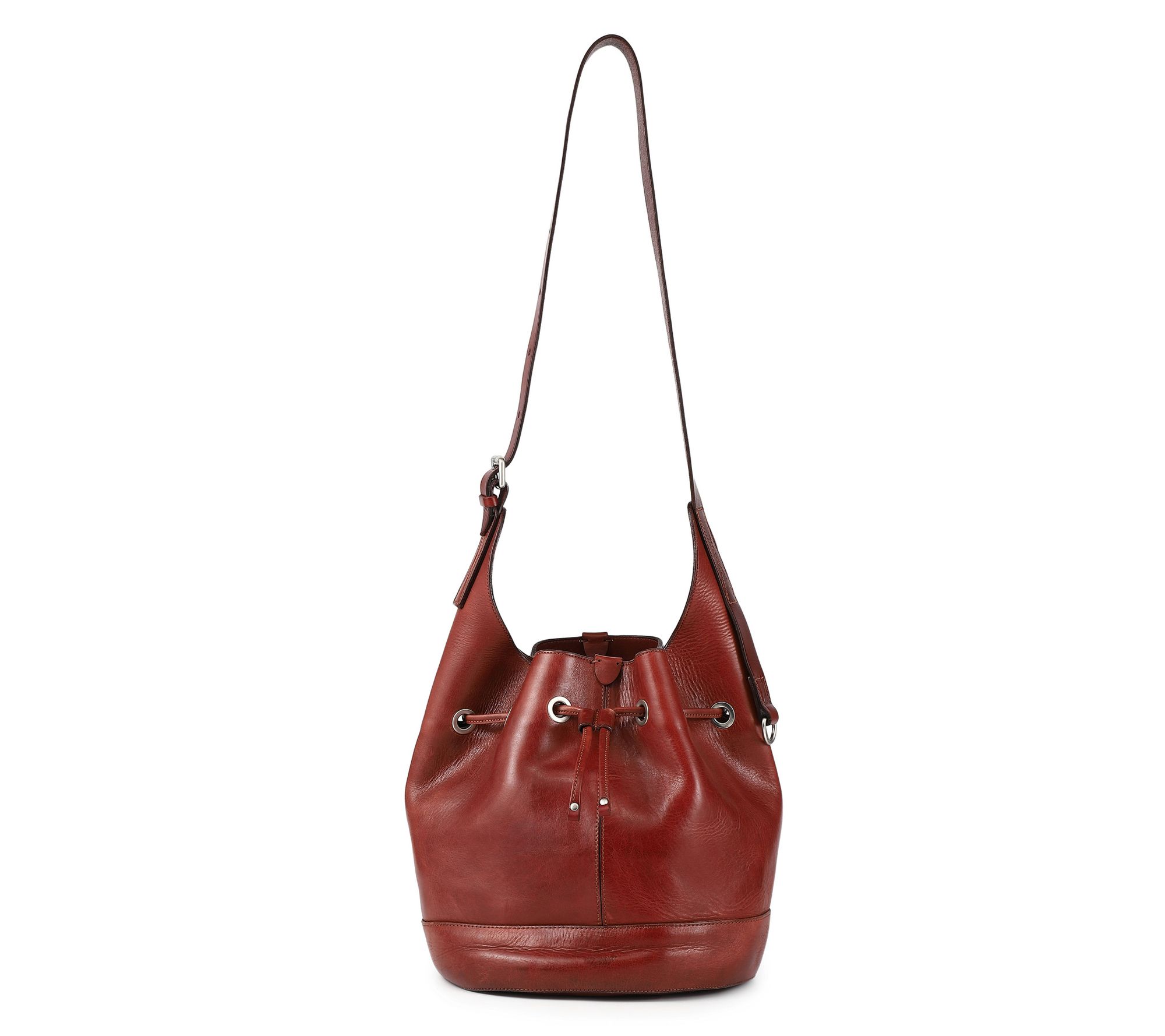 Old Trend Lily Adjustable Shoulder Leather Bucket Bag