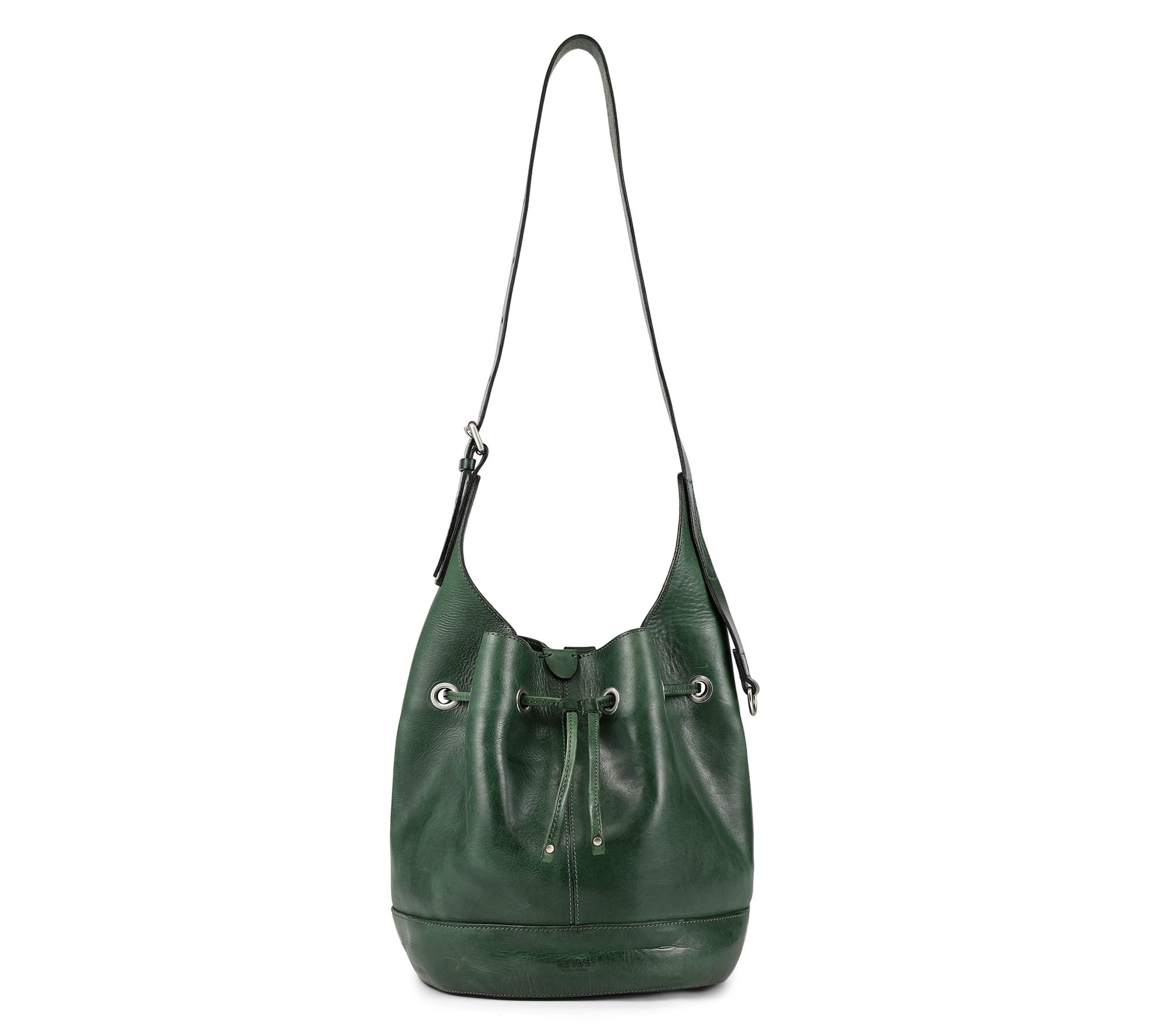 Old Trend Lily Adjustable Shoulder Leather Bucket Bag