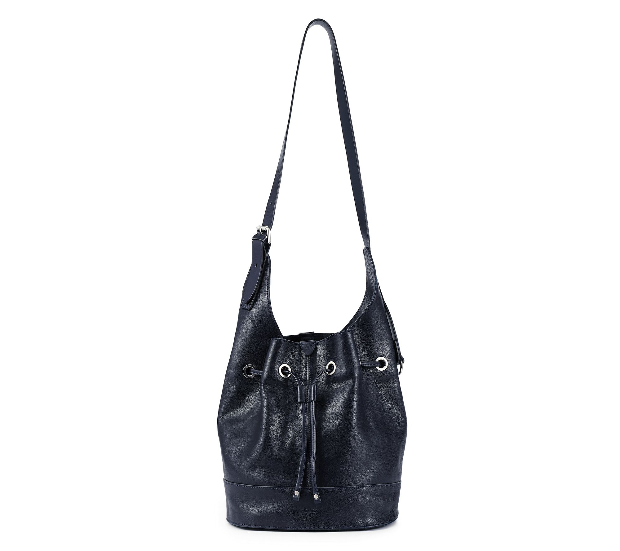Old Trend Lily Adjustable Shoulder Leather Bucket Bag