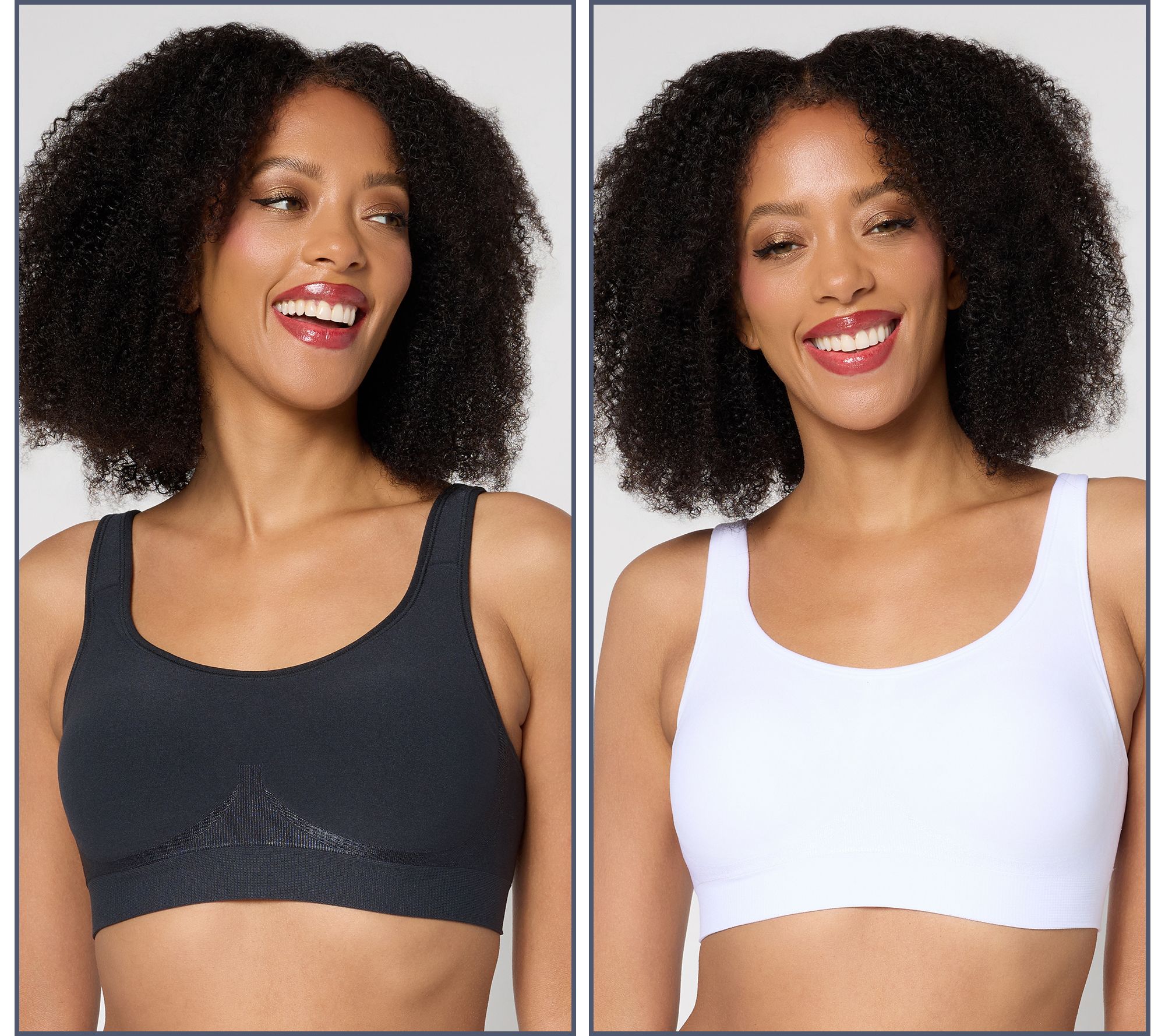 Shapermint Everyday Comfort Straps Wireless 2 Pack Shaping Bra